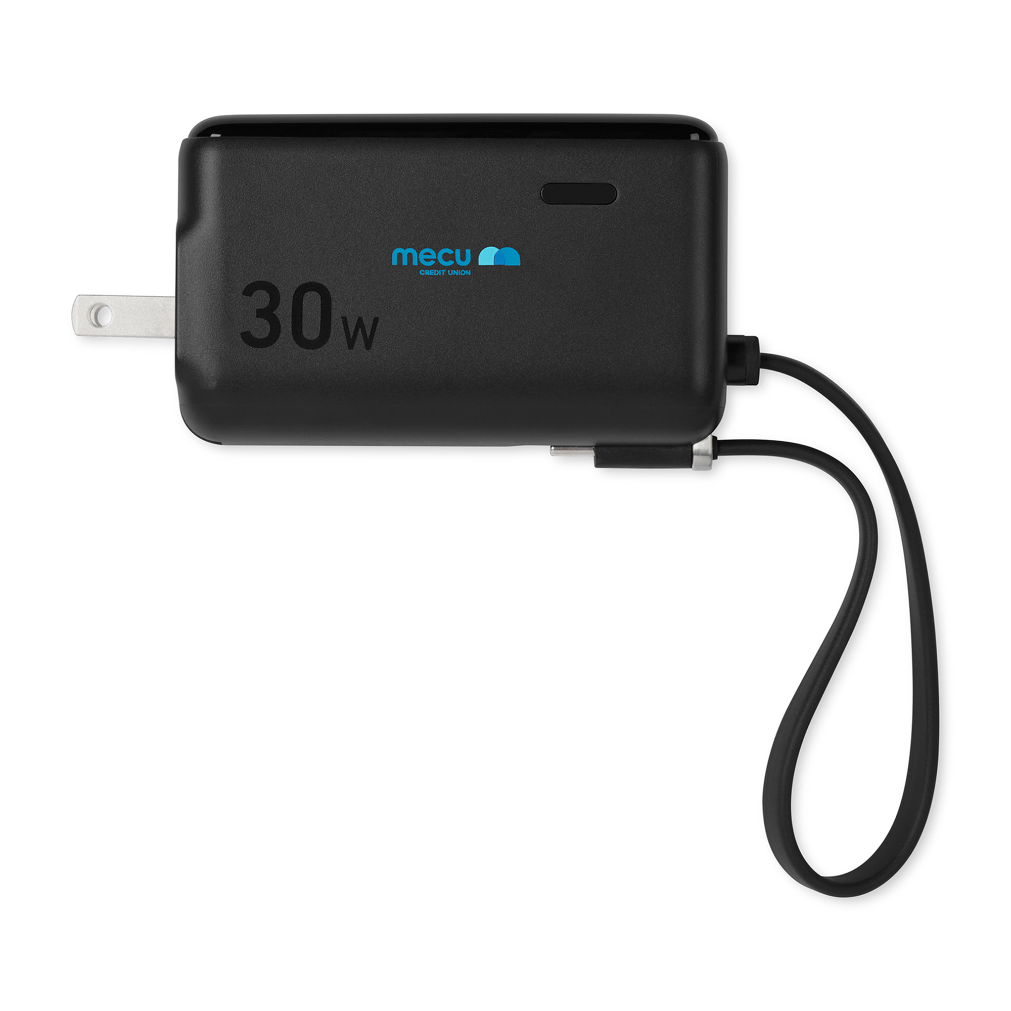 Picture of Anker 3-in-1 Power Bank (30W, Fusion, Built-In USB-C Cable) - Black