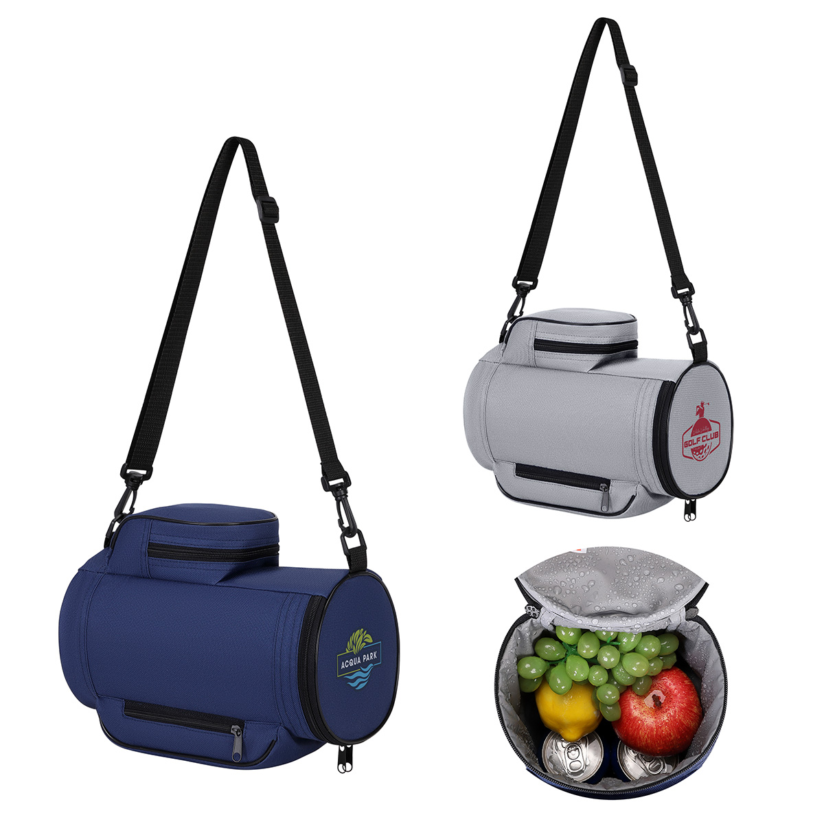 Picture of Malibu 8-Can Polyester Crossbody Cooler Bag