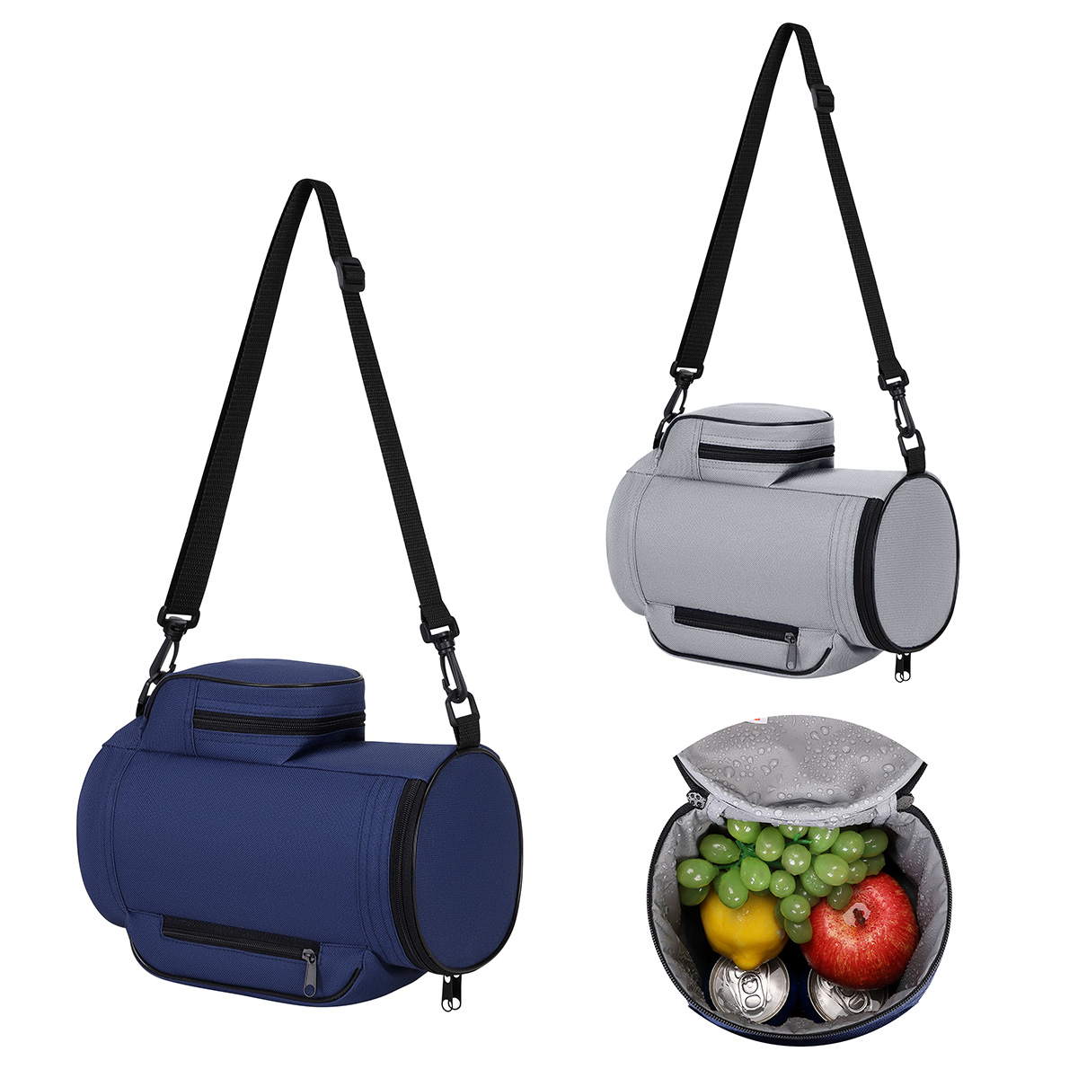 Picture of Malibu 8-Can Polyester Crossbody Cooler Bag