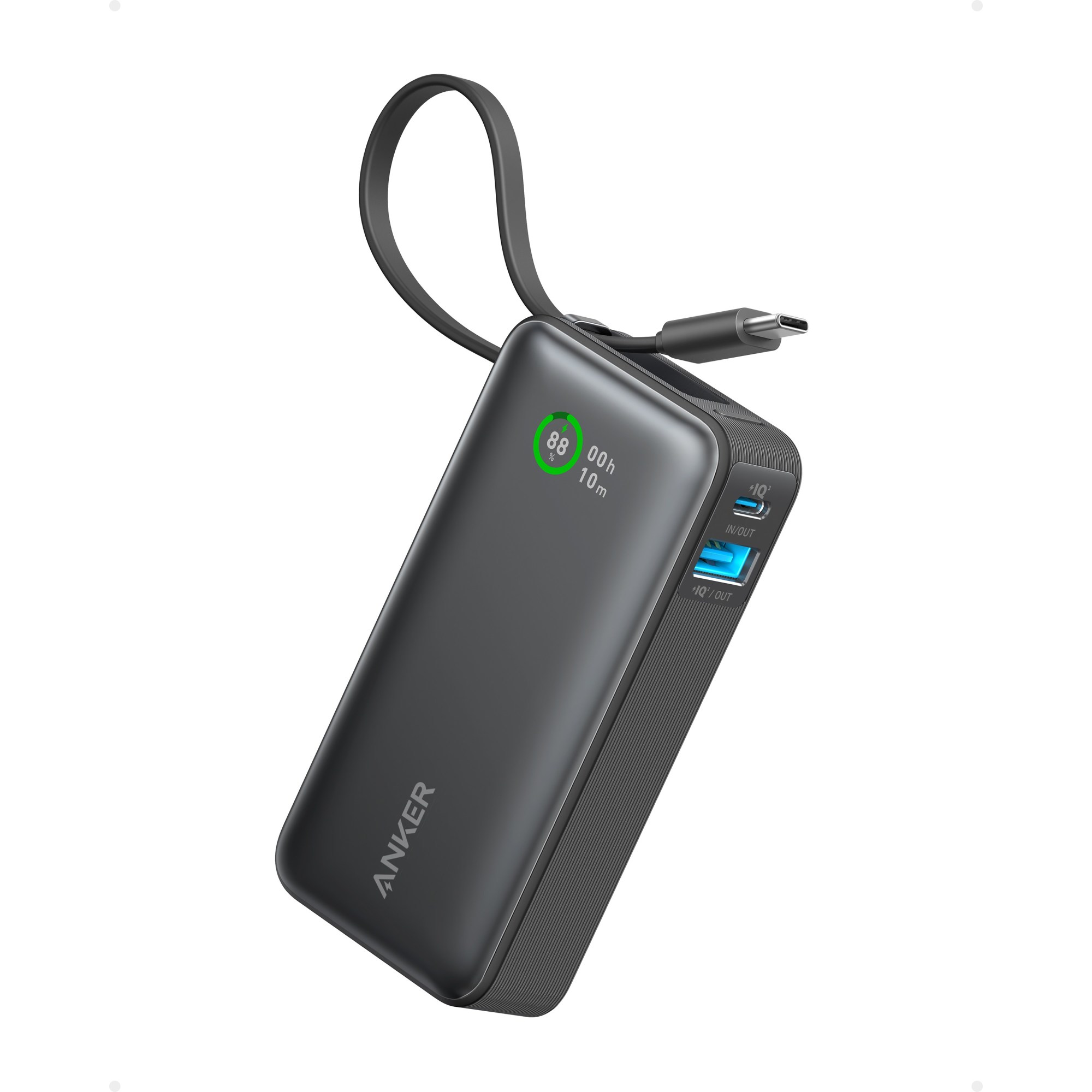 Picture of Anker? Nano Power Bank(30W,Built-In USB-C Cable) - Black