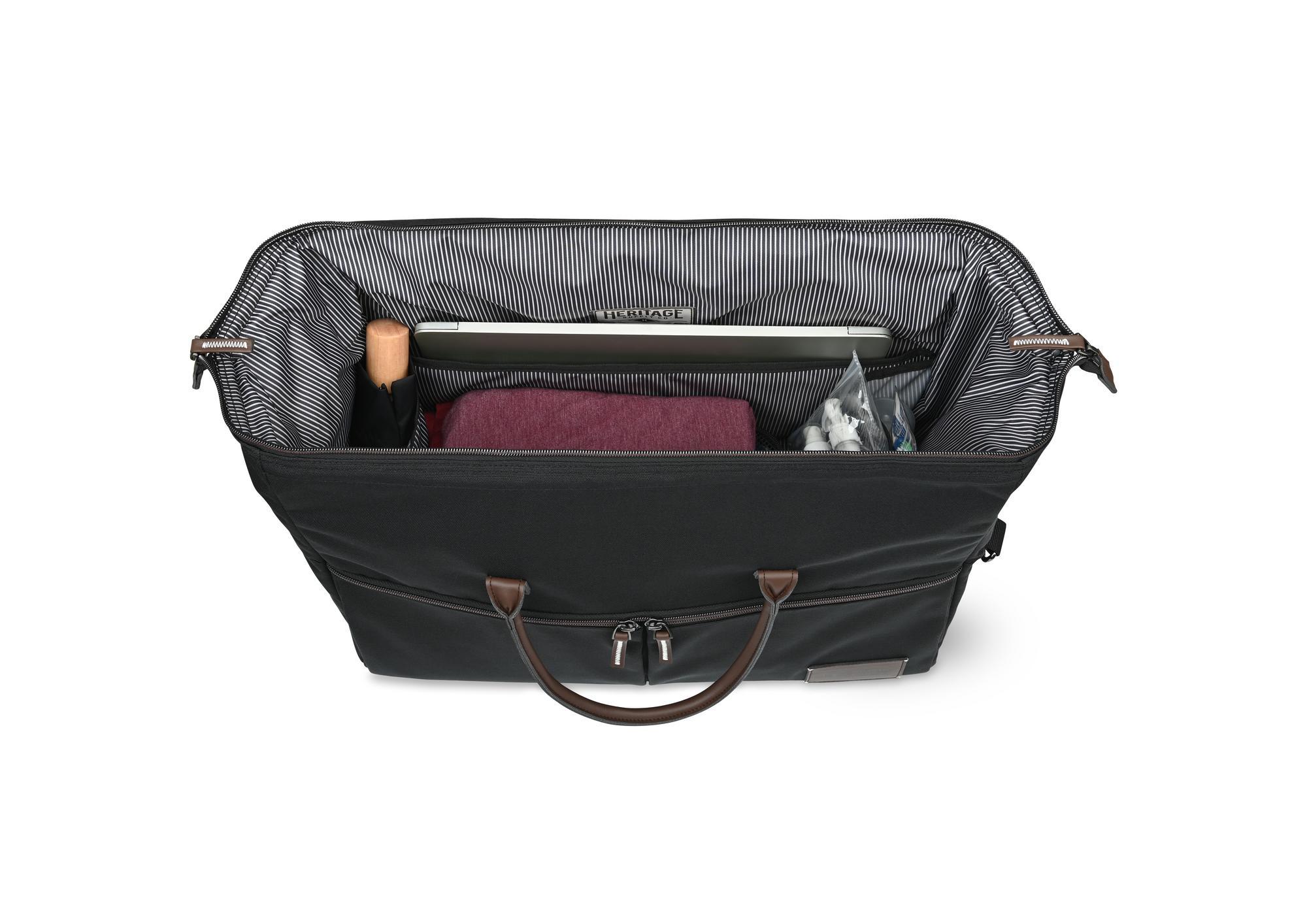 Picture of Heritage Supply Co. Legacy Recycled rPET Travel Weekender - Black