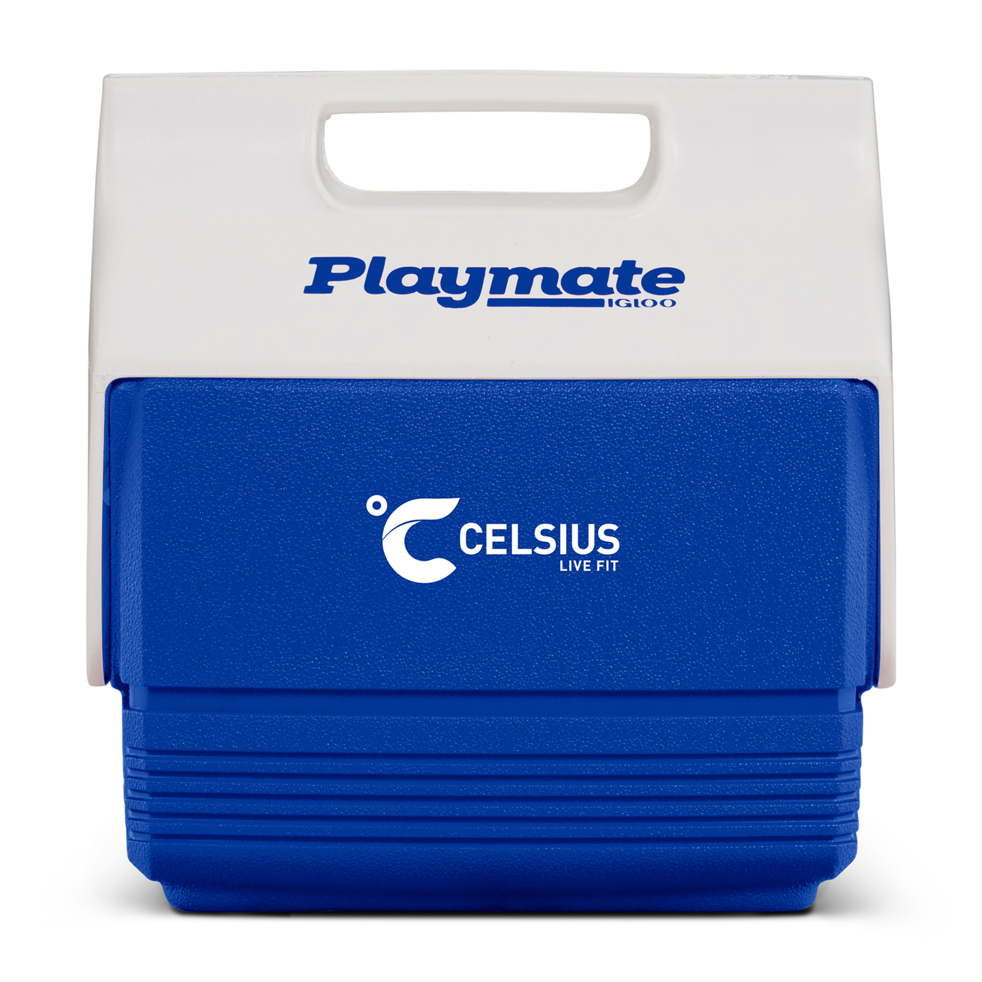 Picture of Igloo Playmate Mini 4 Qt Cooler - White-Majestic Blue