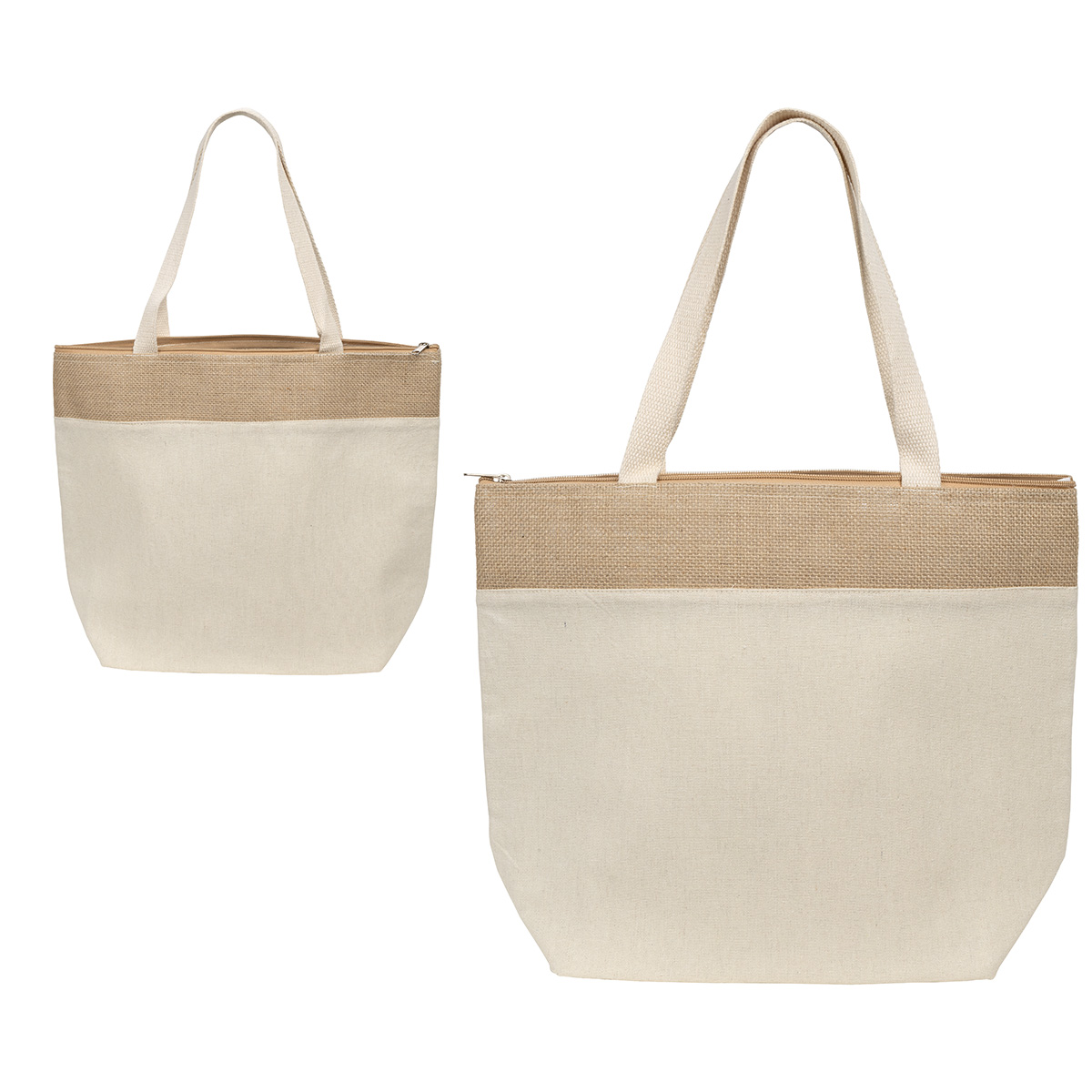 Picture of Savanna Jute & Recycled Cotton Cooler Tote
