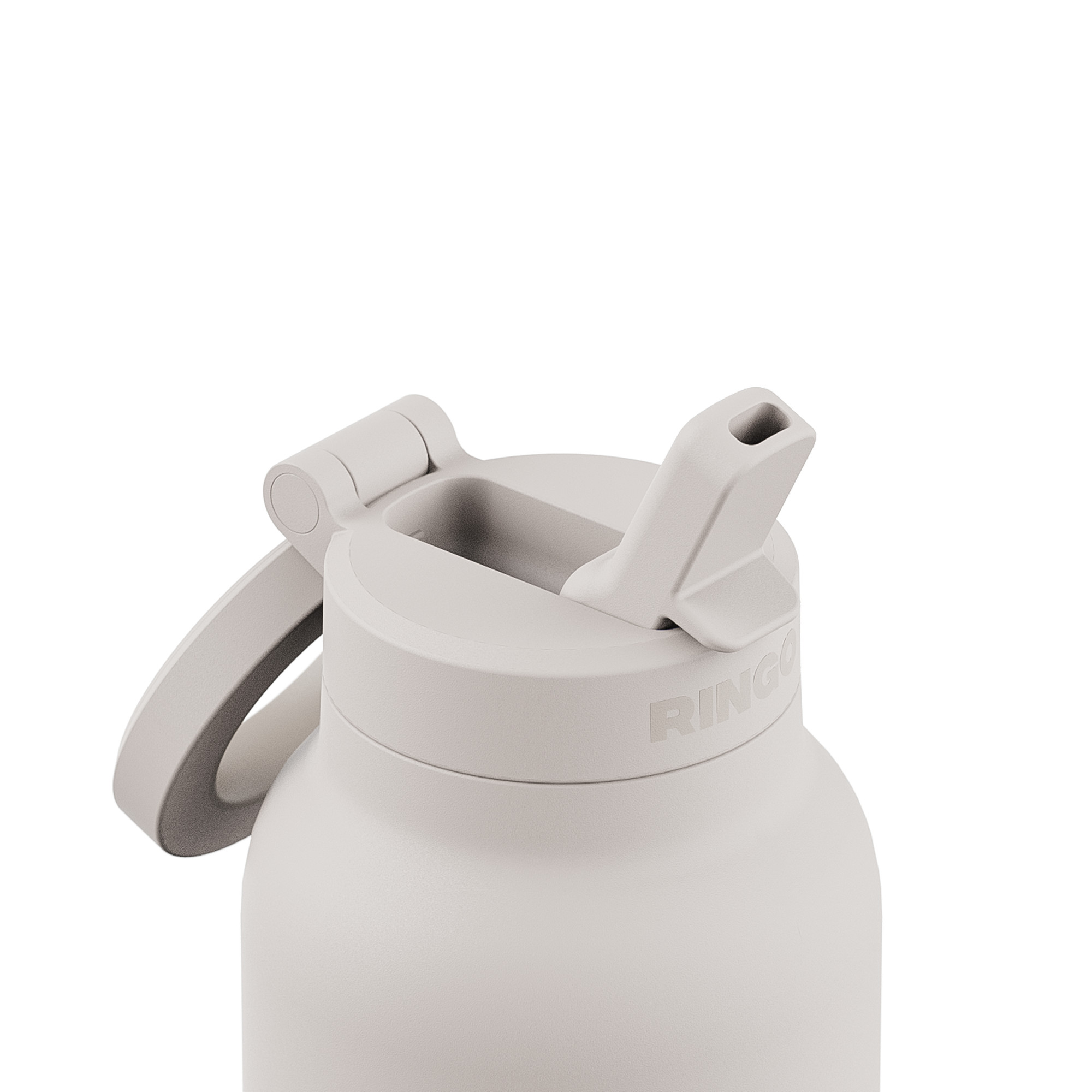 Picture of RINGO Pro Water Bottle with Magnetic Booster Ring - 24 Oz. - Ivory