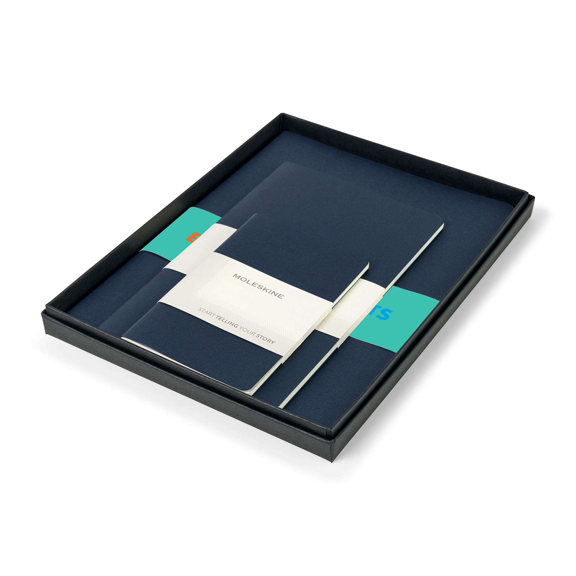 Picture of Moleskine Assorted Cahier Gift Set - Sapphire Blue