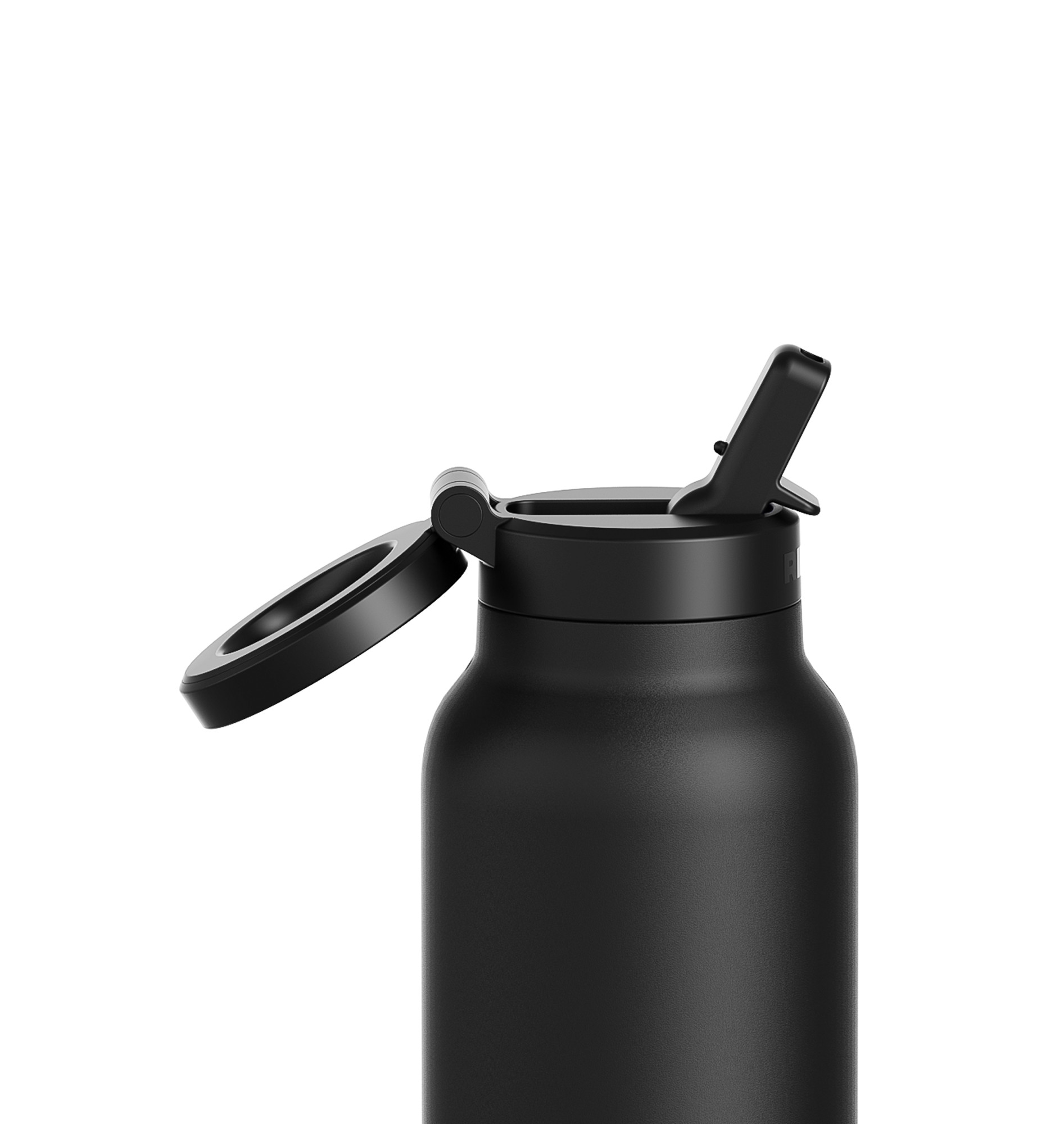 Picture of RINGO Pro Water Bottle with Magnetic Booster Ring - 24 Oz. - Black
