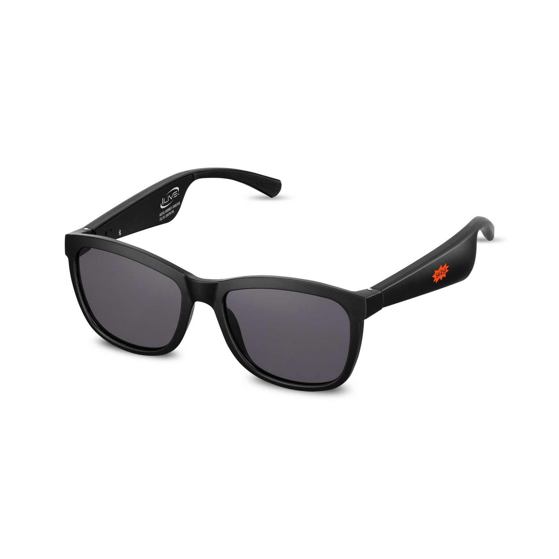 Picture of iLive Sol Beats Bluetooth Sunglasses - Black