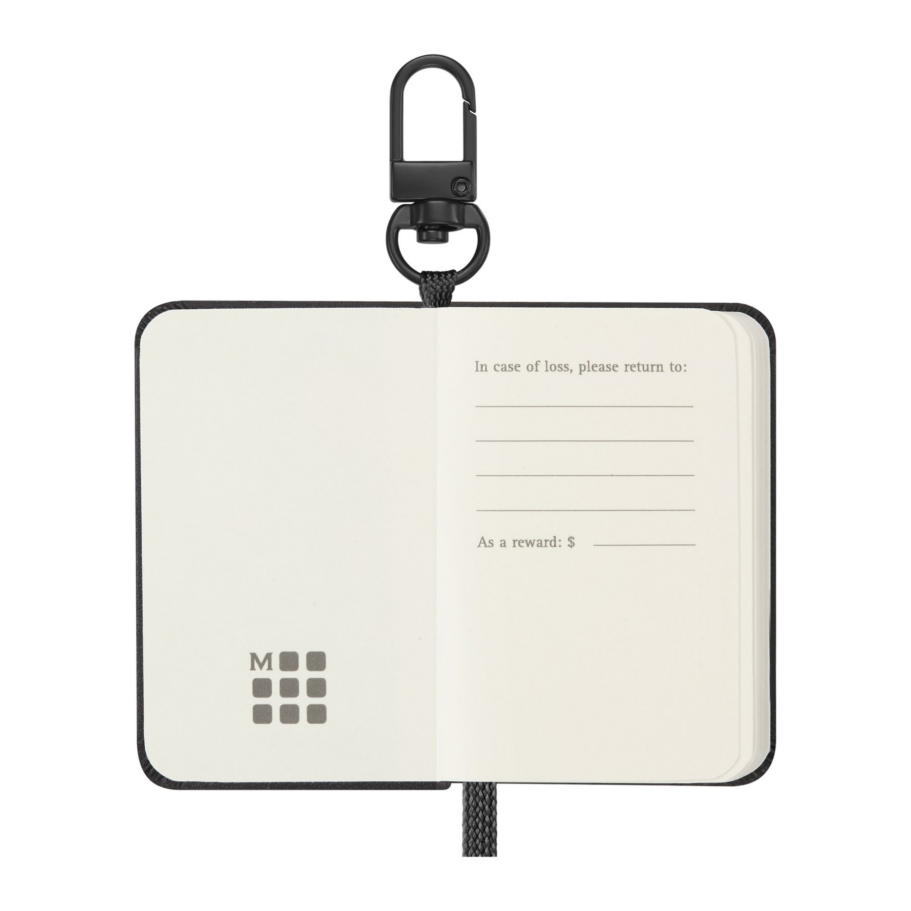 Picture of Moleskine Mini Notebook Charm - Black