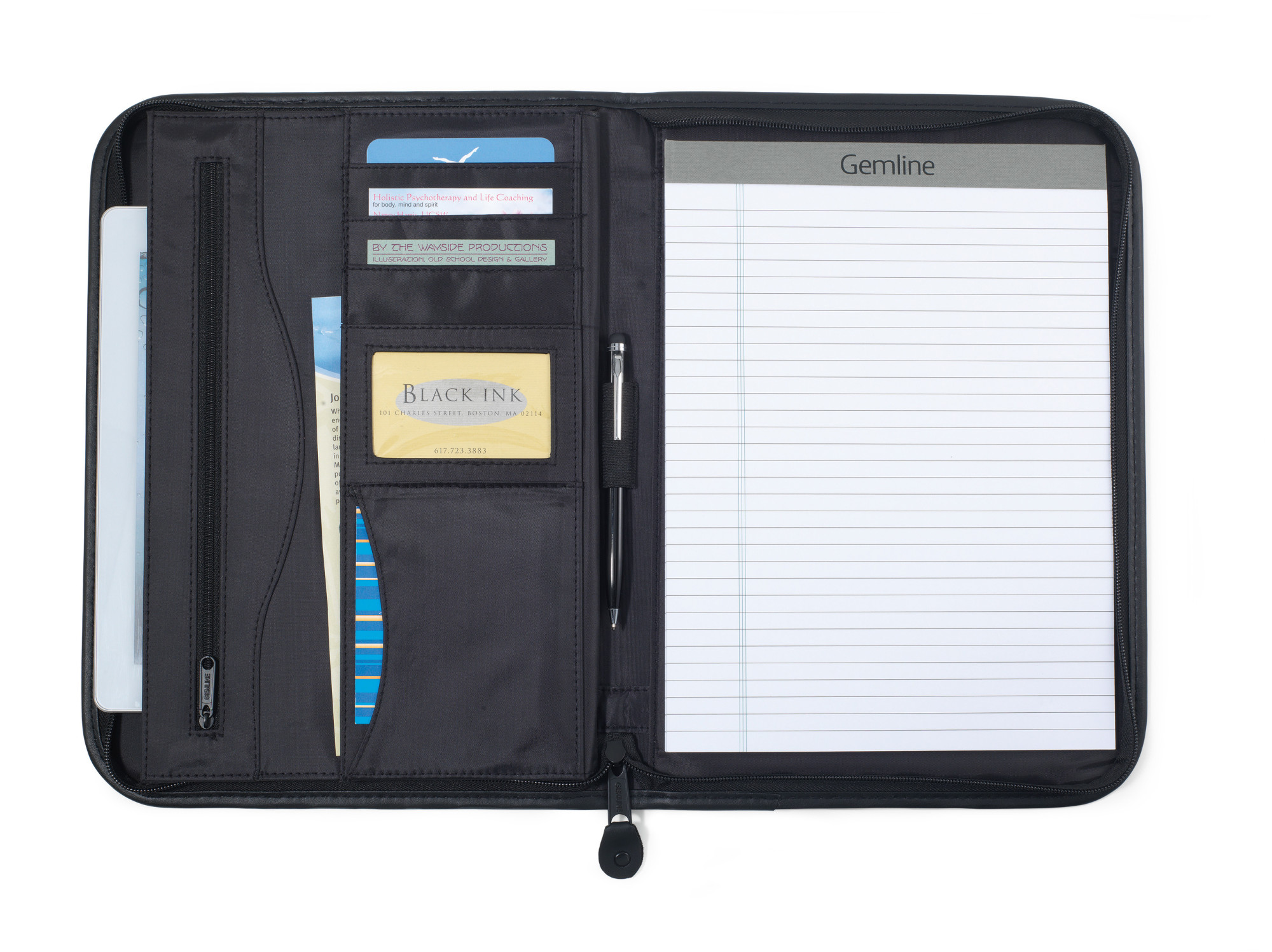 Picture of Wall Street Padfolio - Black