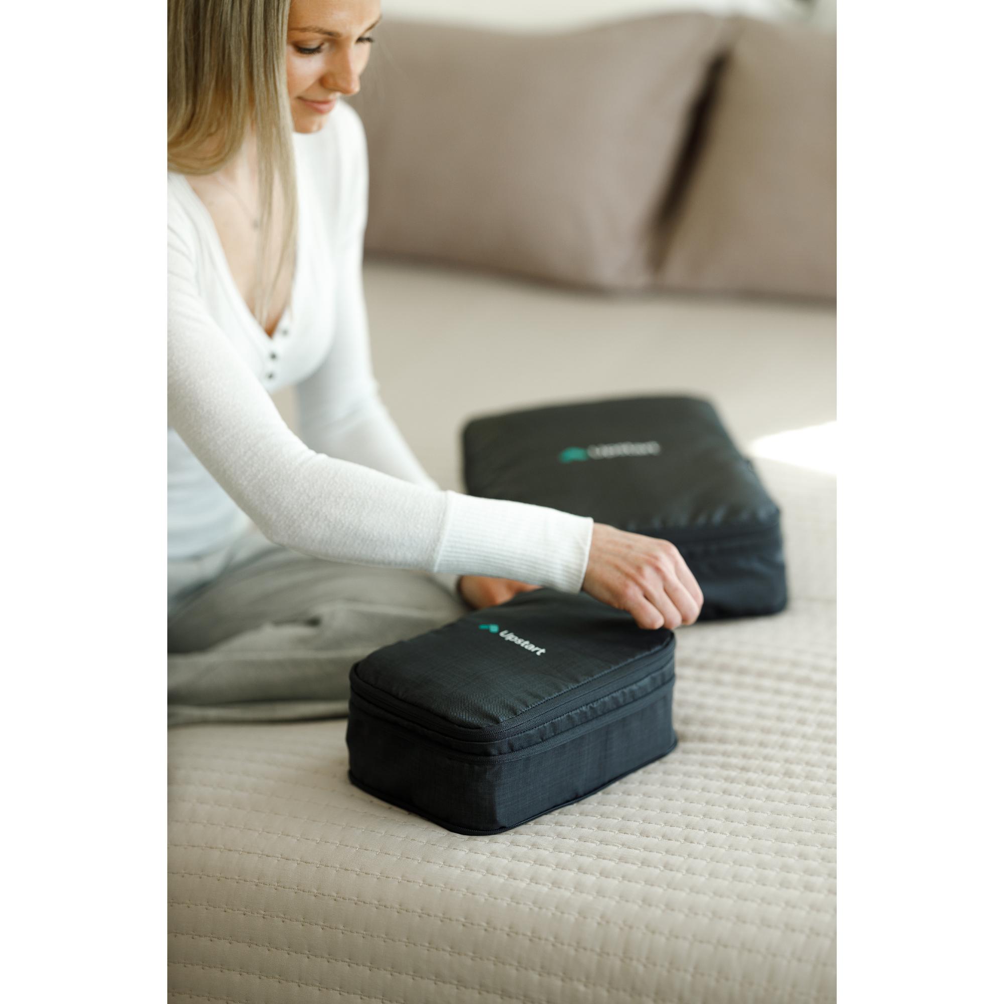 Picture of Alba Recycled rPET Compression Packing Cube Set - Black Sand