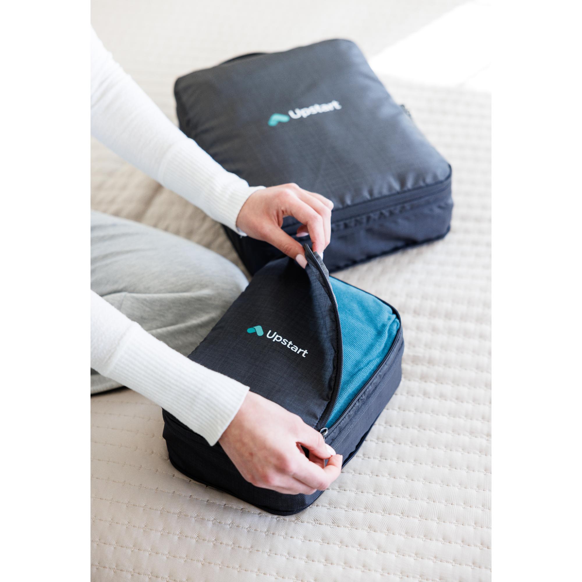 Picture of Alba Recycled rPET Compression Packing Cube Set - Black Sand