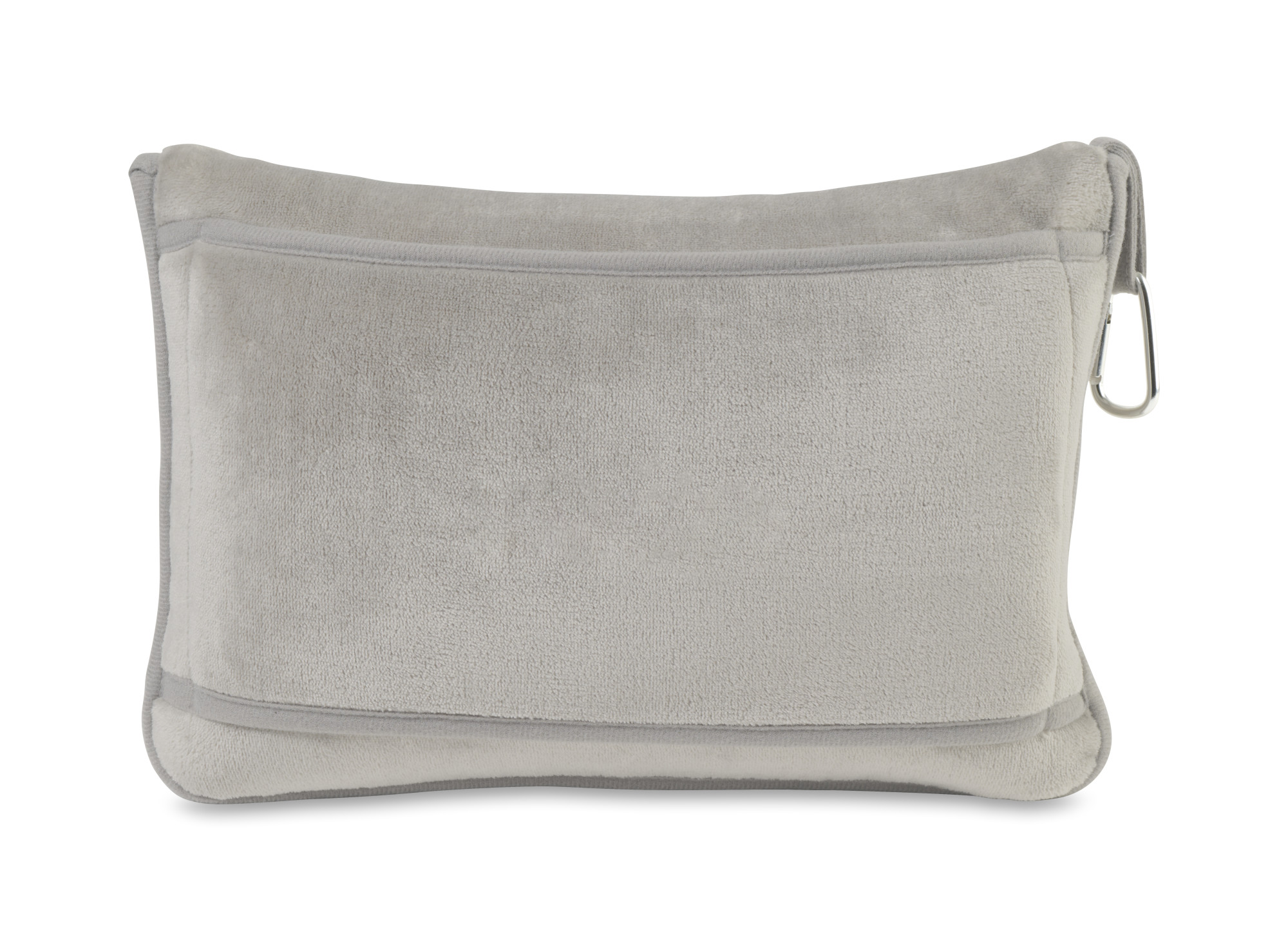 Picture of It's Go Time Recycled Travel Pillow & Throw Set - Light Gray
