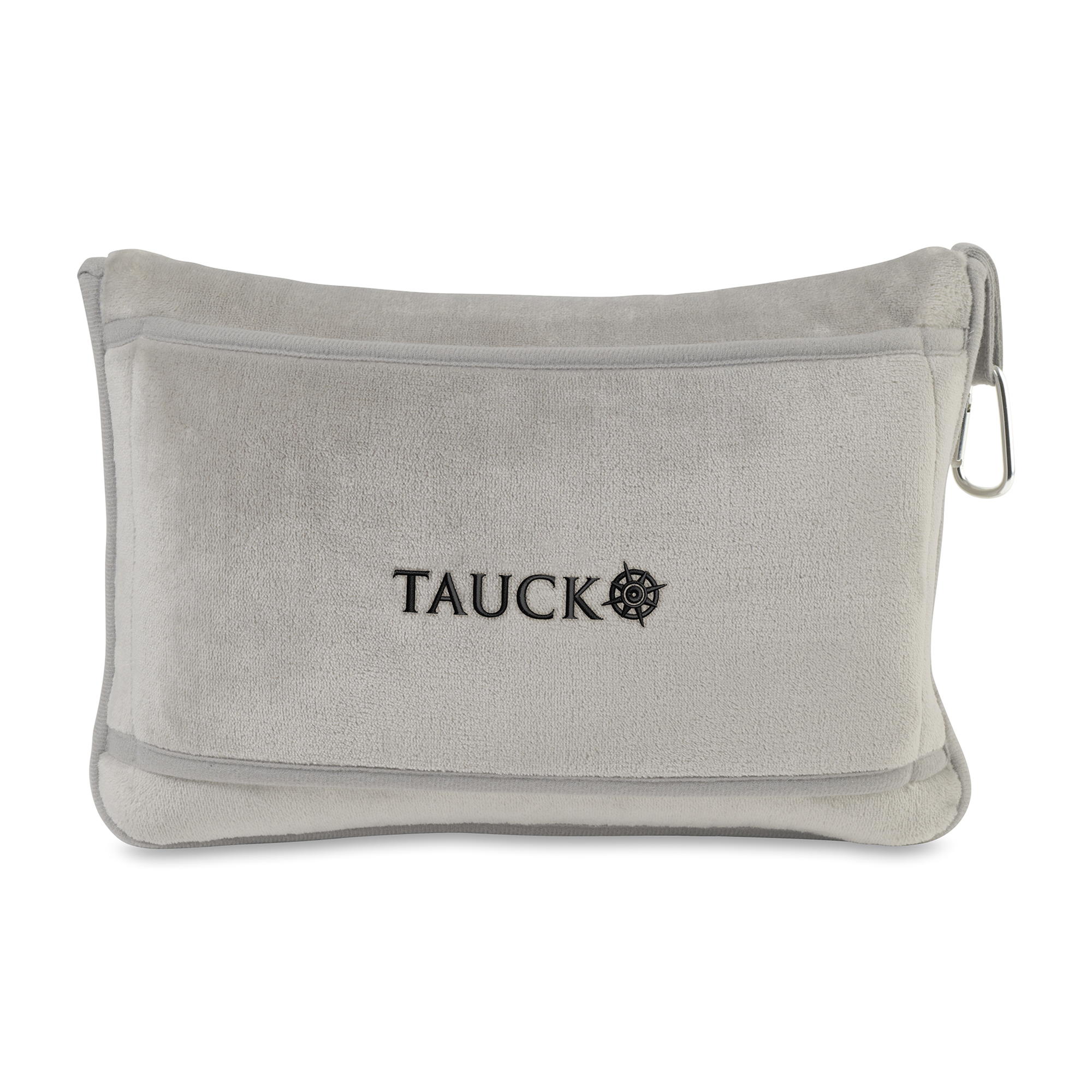 Picture of It's Go Time Recycled Travel Pillow & Throw Set - Light Gray