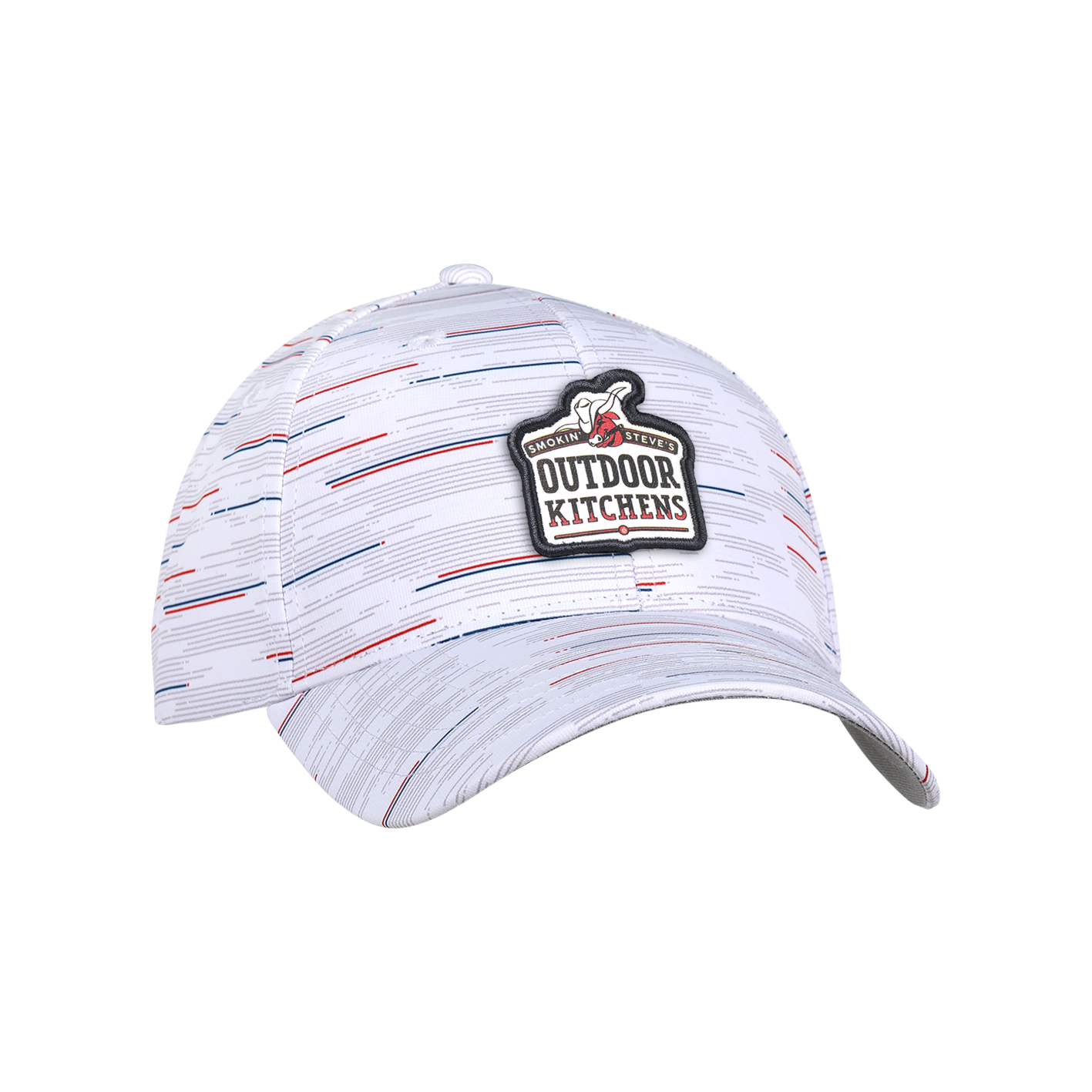 Picture of Ahead The Streaker Performance Cap - White Grey Americana