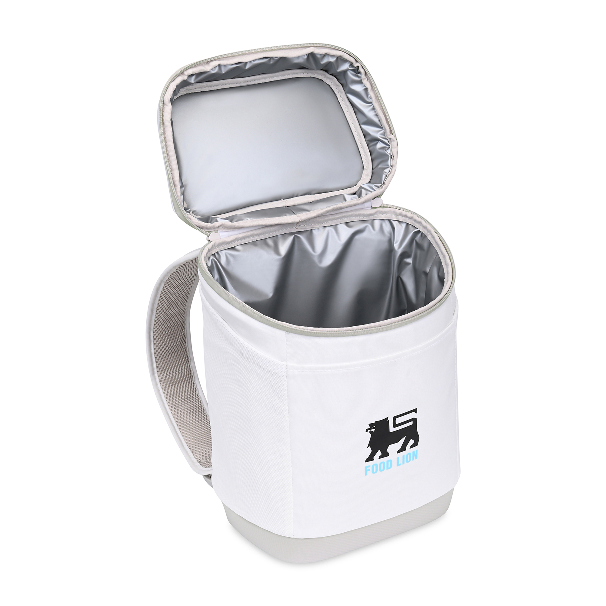 Picture of Igloo Day Chiller Recycled Poly Backpack 12 Can Soft Cooler - Cloud White