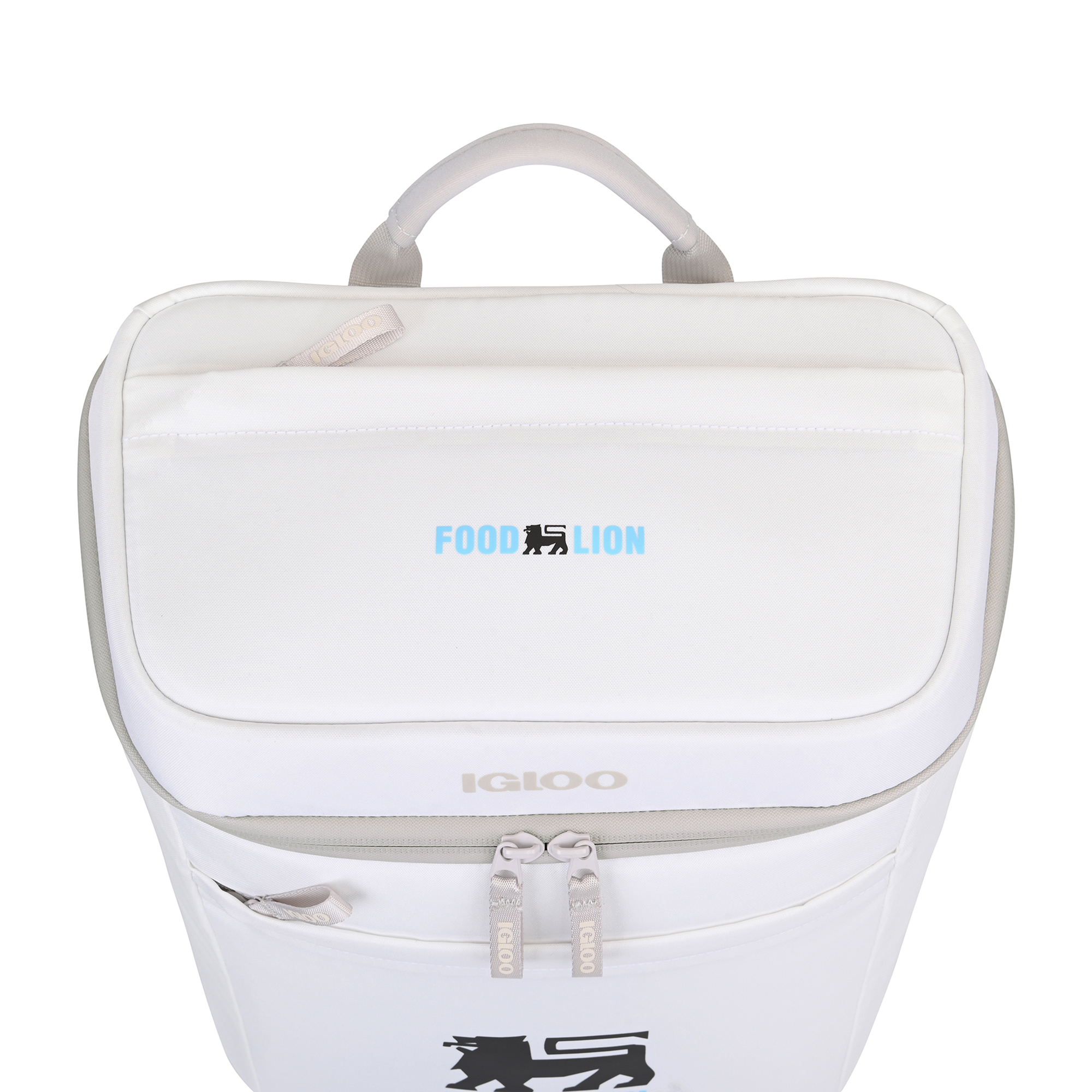 Picture of Igloo Day Chiller Recycled Poly Backpack 24 Can Soft Cooler - Cloud White