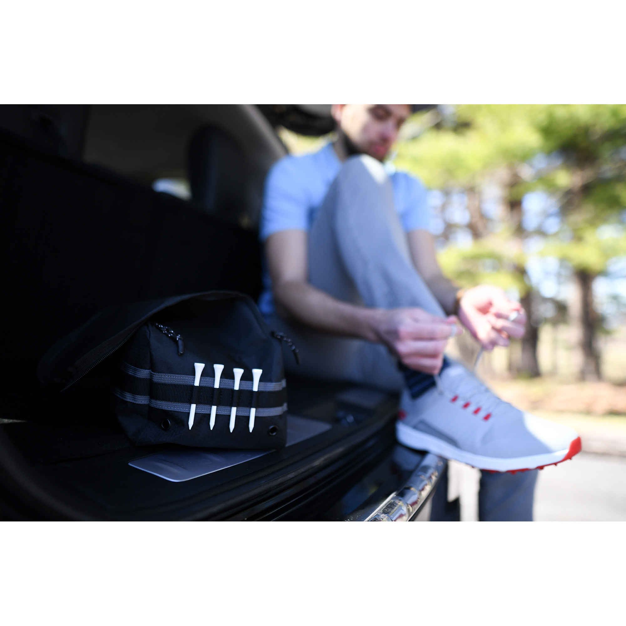Picture of Golf Links Recycled rPET Shoe Bag - Black