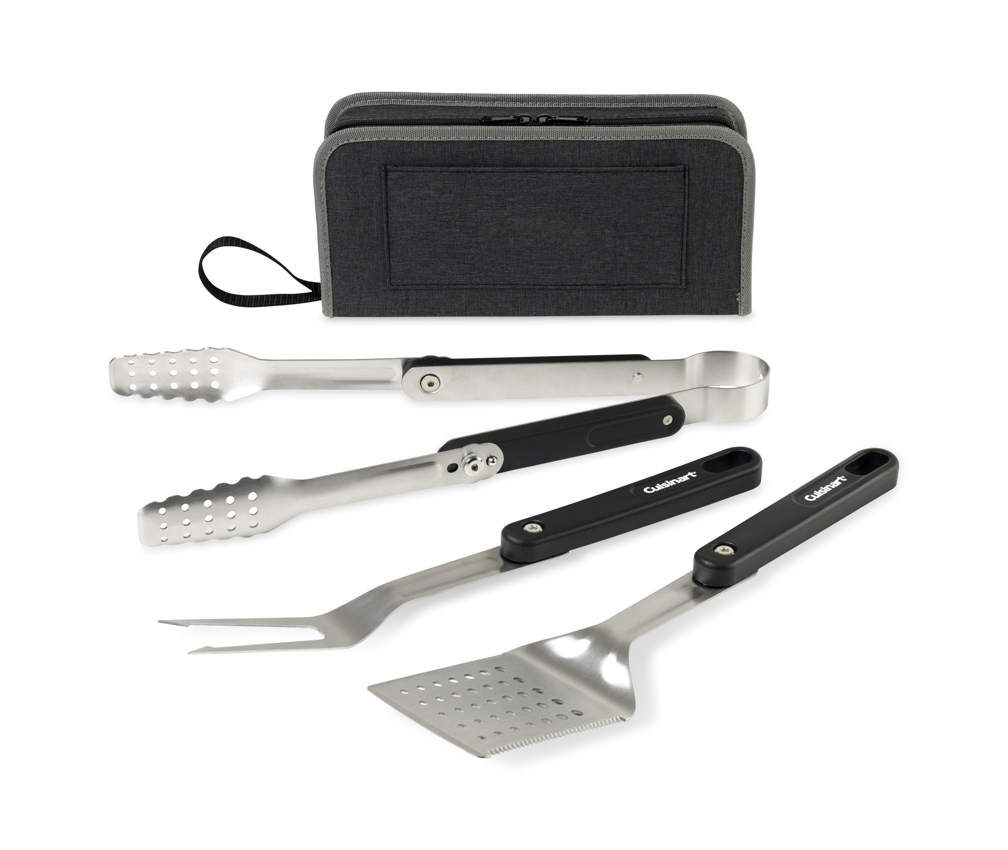 Picture of Cuisinart Outdoors 4-Piece Folding Grill Tool Set - Charcoal