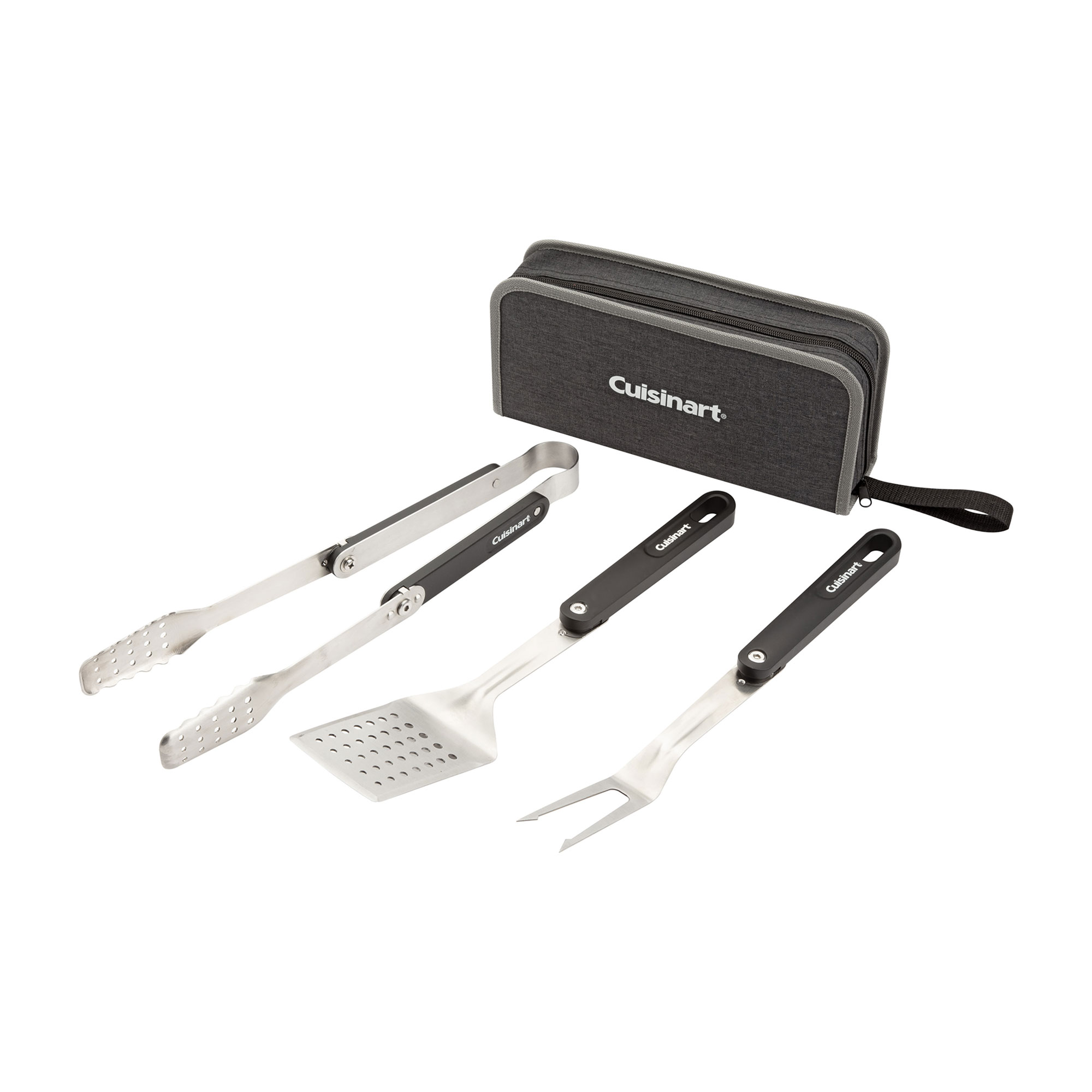 Picture of Cuisinart Outdoors 4-Piece Folding Grill Tool Set - Charcoal