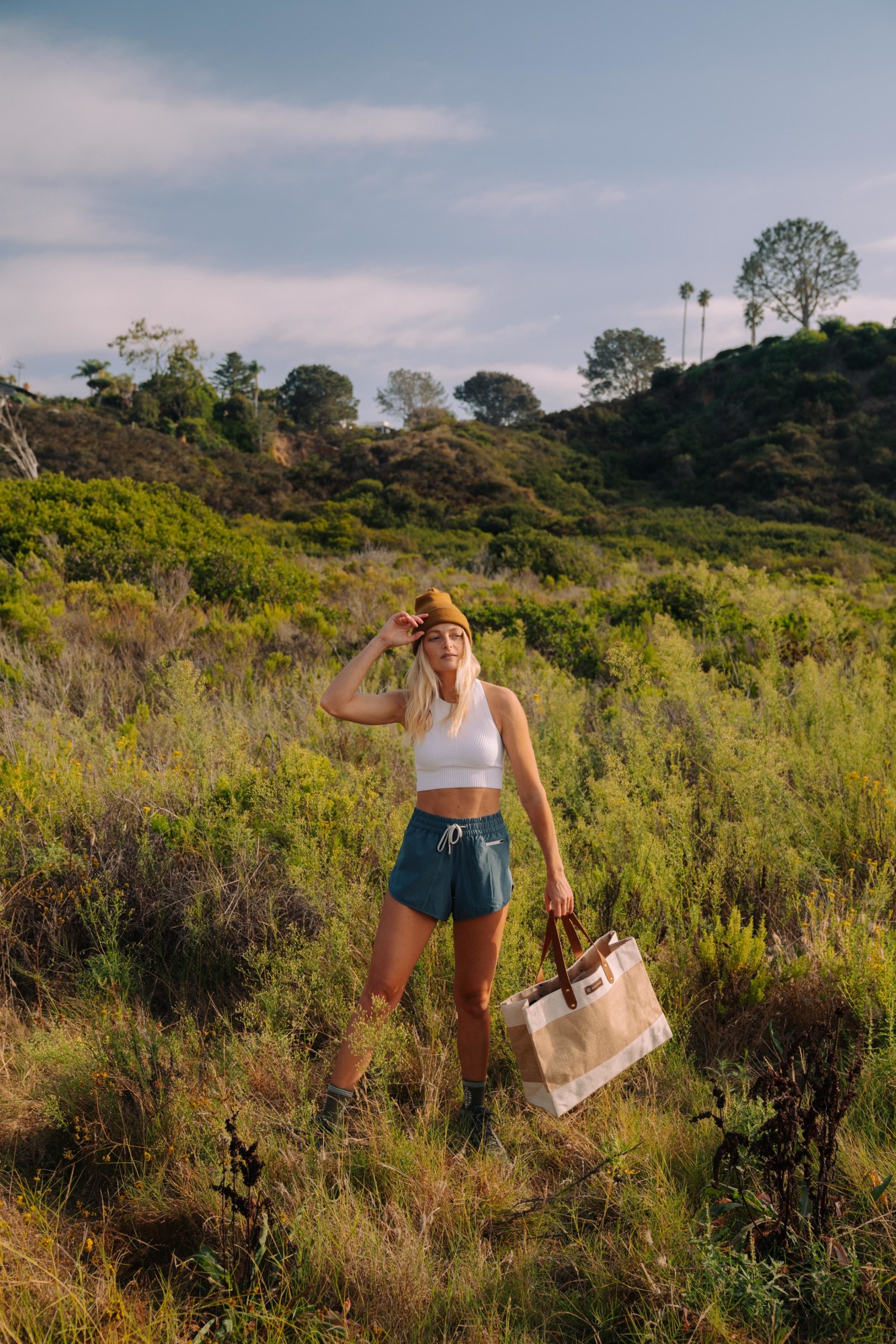 Picture of Out of the Woods Jute Market Tote - Natural