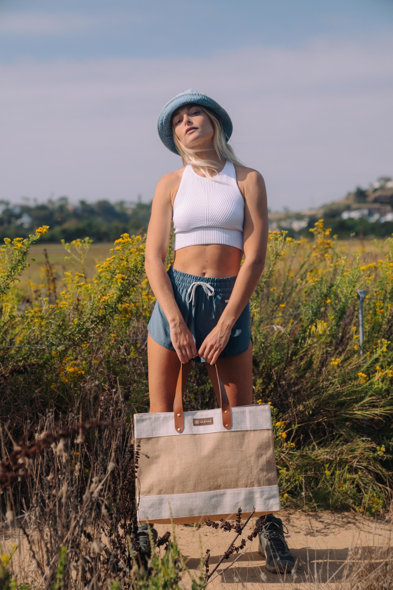 Picture of Out of the Woods Jute Market Tote - Natural