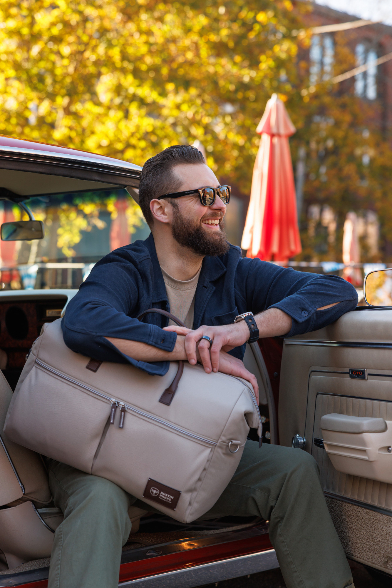 Picture of Heritage Supply Co. Legacy Recycled rPET Travel Weekender - Trench Coat