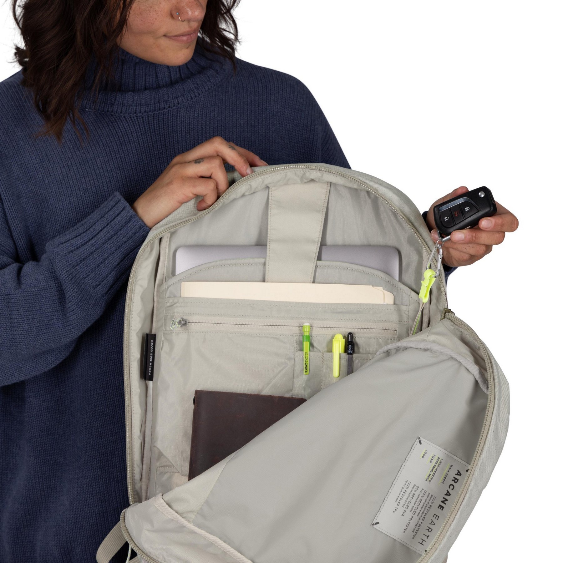 Picture of Osprey Arcane Earth Large Day Backpack - Pediment Grey