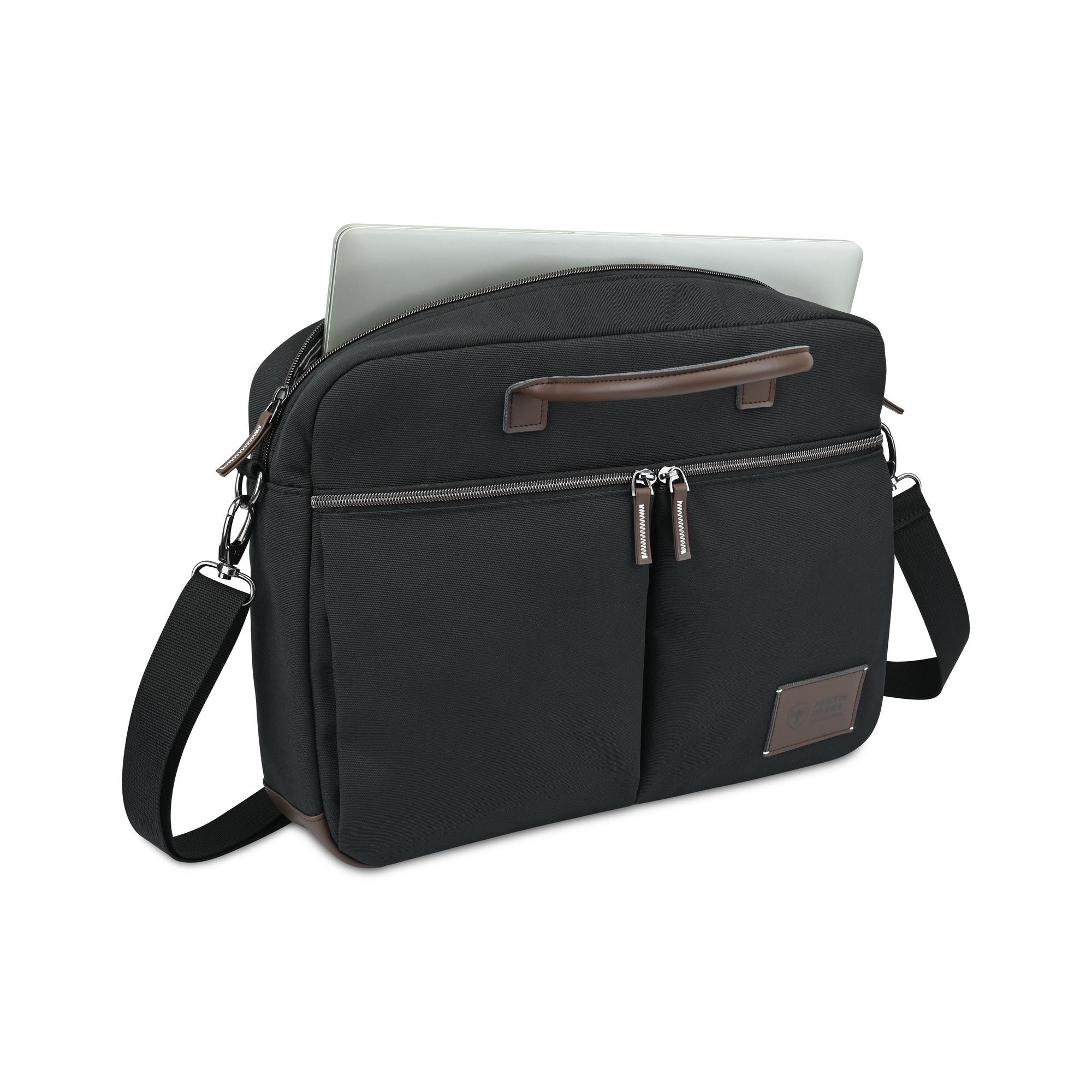 Picture of Heritage Supply Co. Legacy Recycled rPET Laptop Portfolio - Black