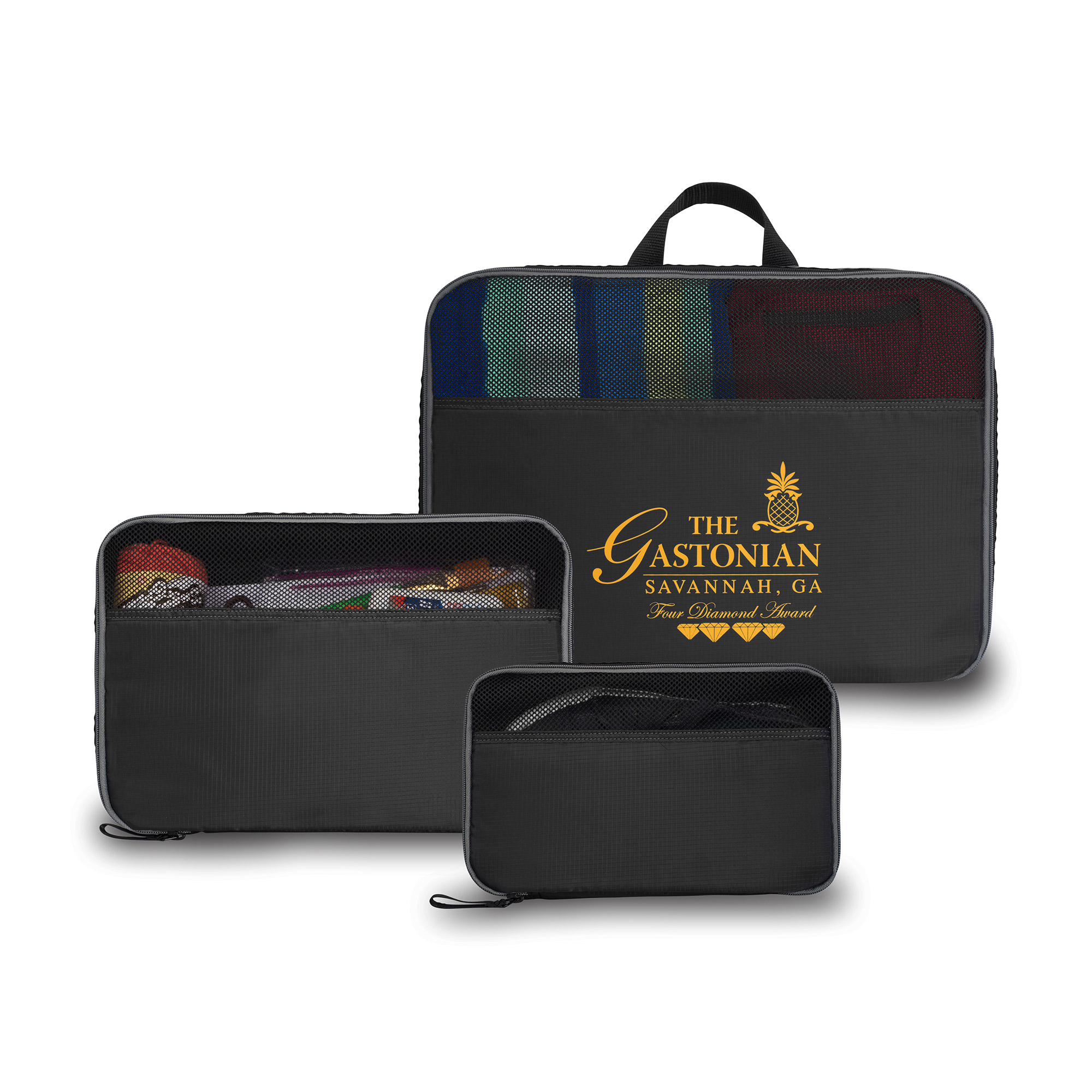 Picture of Jetsetter 3 Piece Packing Cube Set - Black