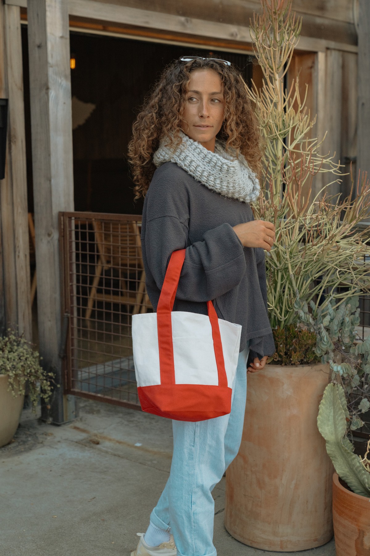 Picture of Mini Canvas Tote - Red