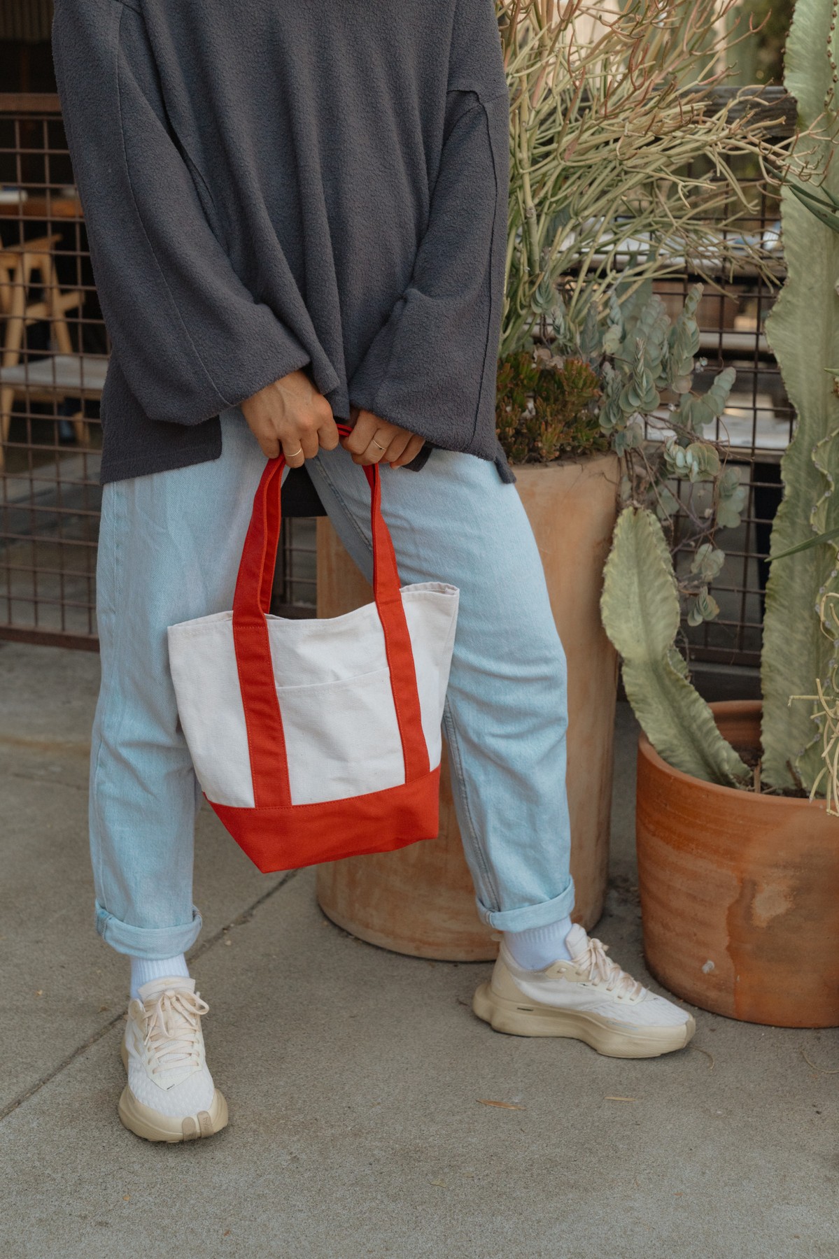 Picture of Mini Canvas Tote - Red