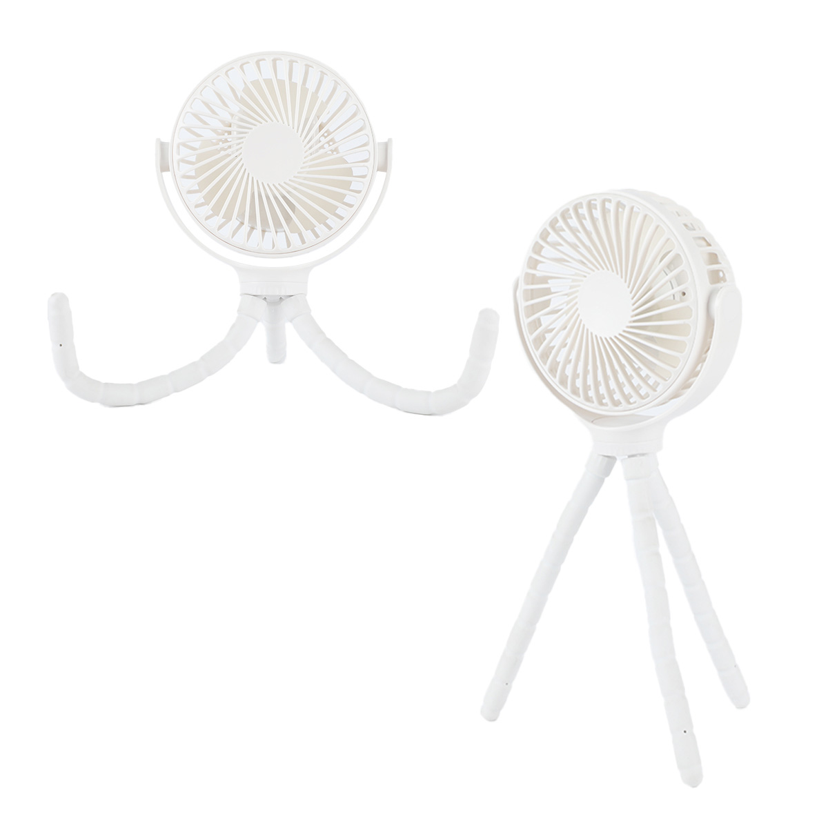 Picture of Twisty Rechargeable Portable Fan with Bendable Tripod Feet