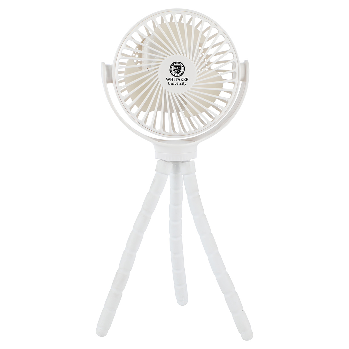 Picture of Twisty Rechargeable Portable Fan with Bendable Tripod Feet
