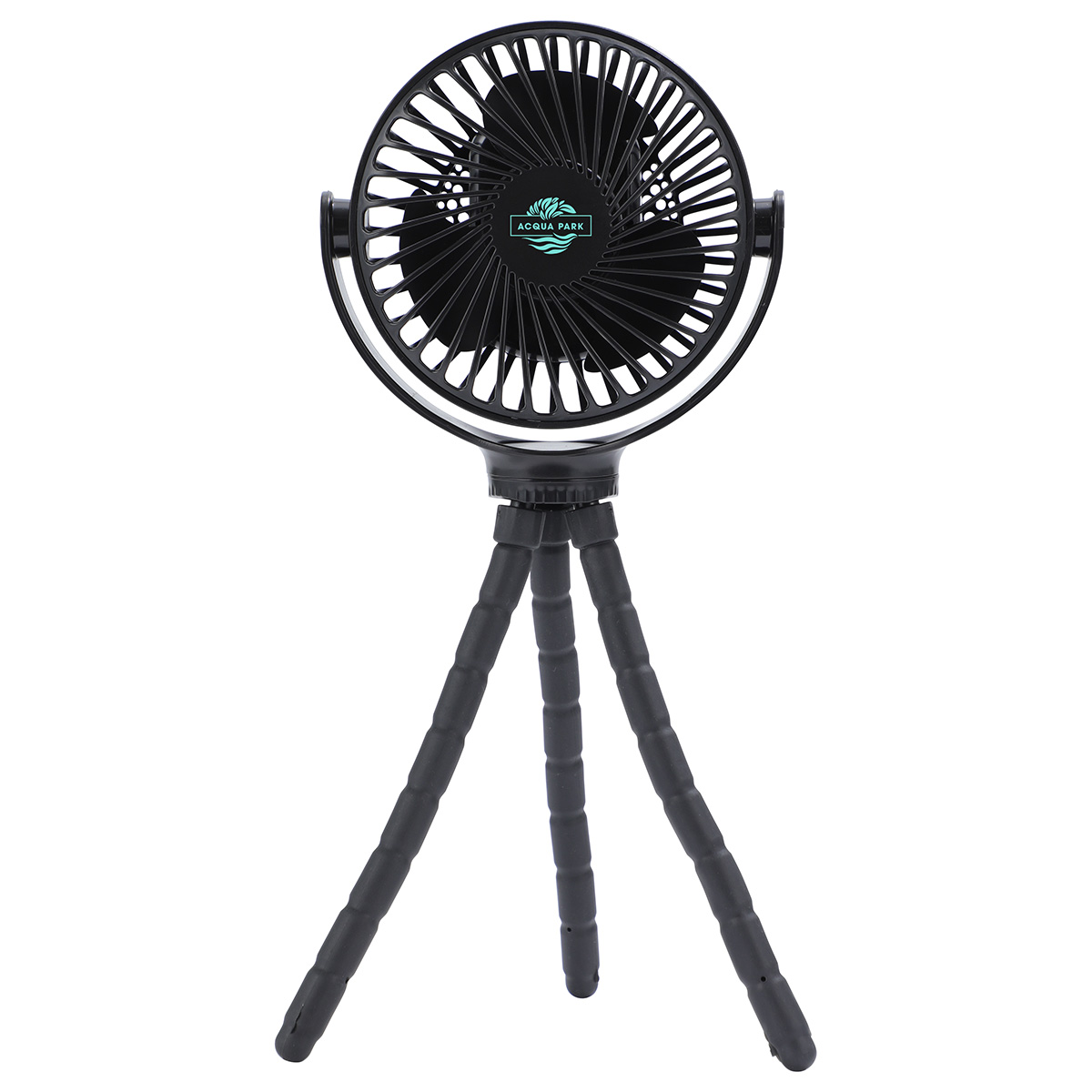 Picture of Twisty Rechargeable Portable Fan with Bendable Tripod Feet