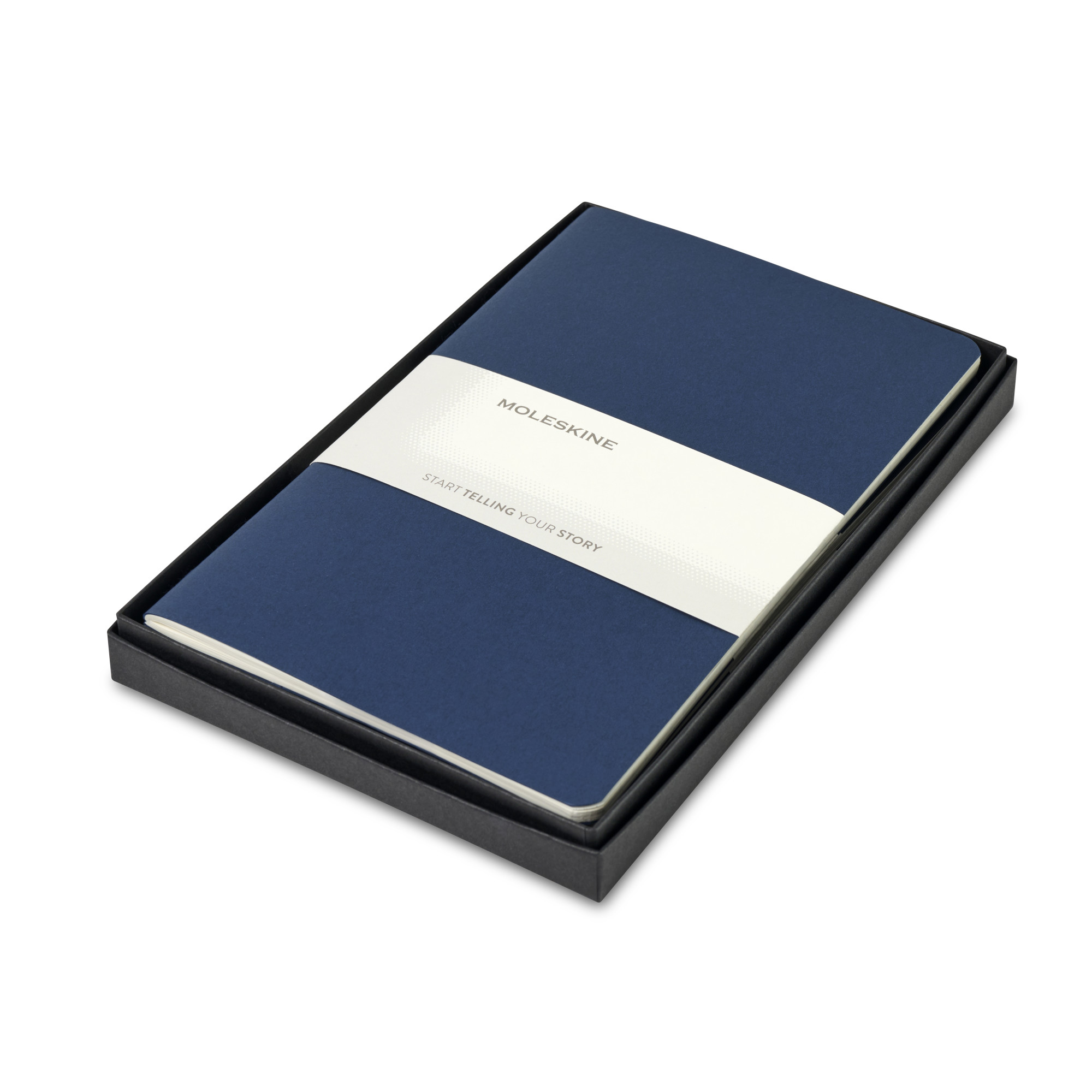 Picture of Moleskine Large Cahier Gift Set - Sapphire Blue