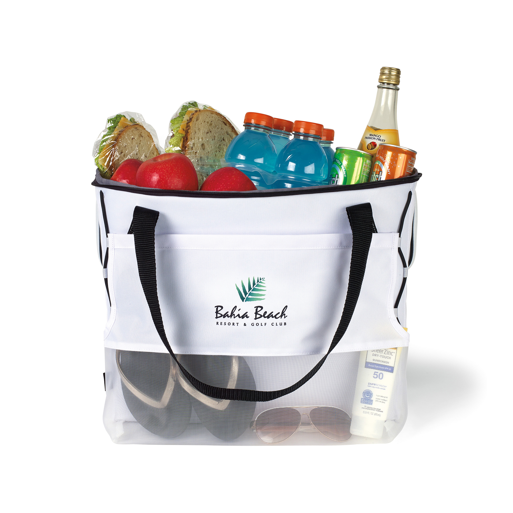 Picture of Maui Pacific Cooler Tote - White