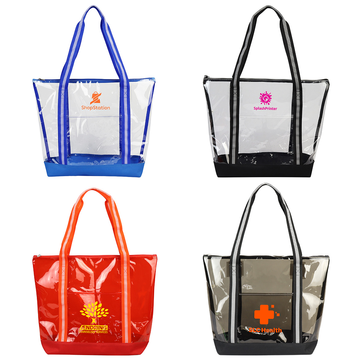 Picture of Diamond Clear TPU Zippered Tote