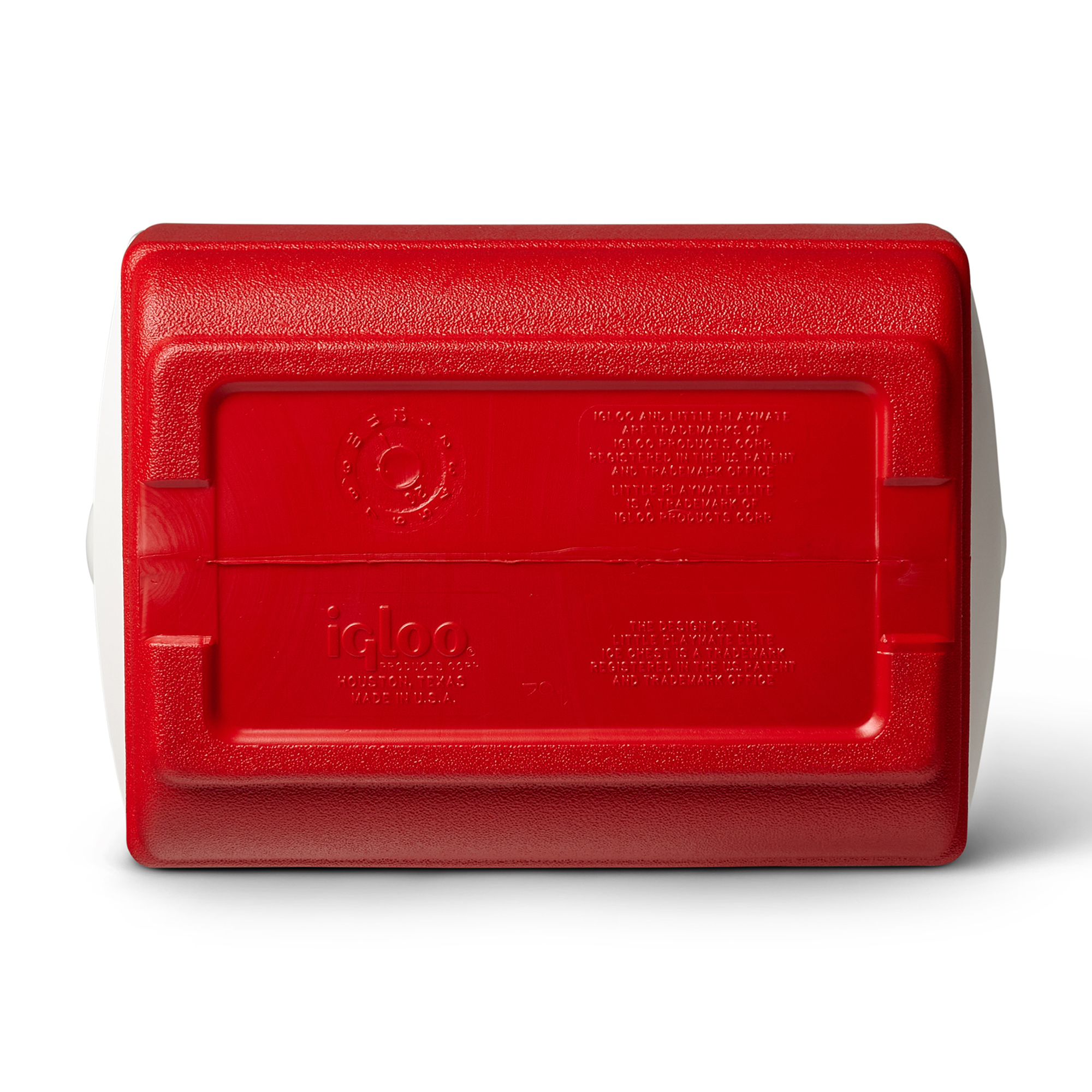 Picture of Igloo Playmate Pal 7 Qt Cooler - White-Red Star