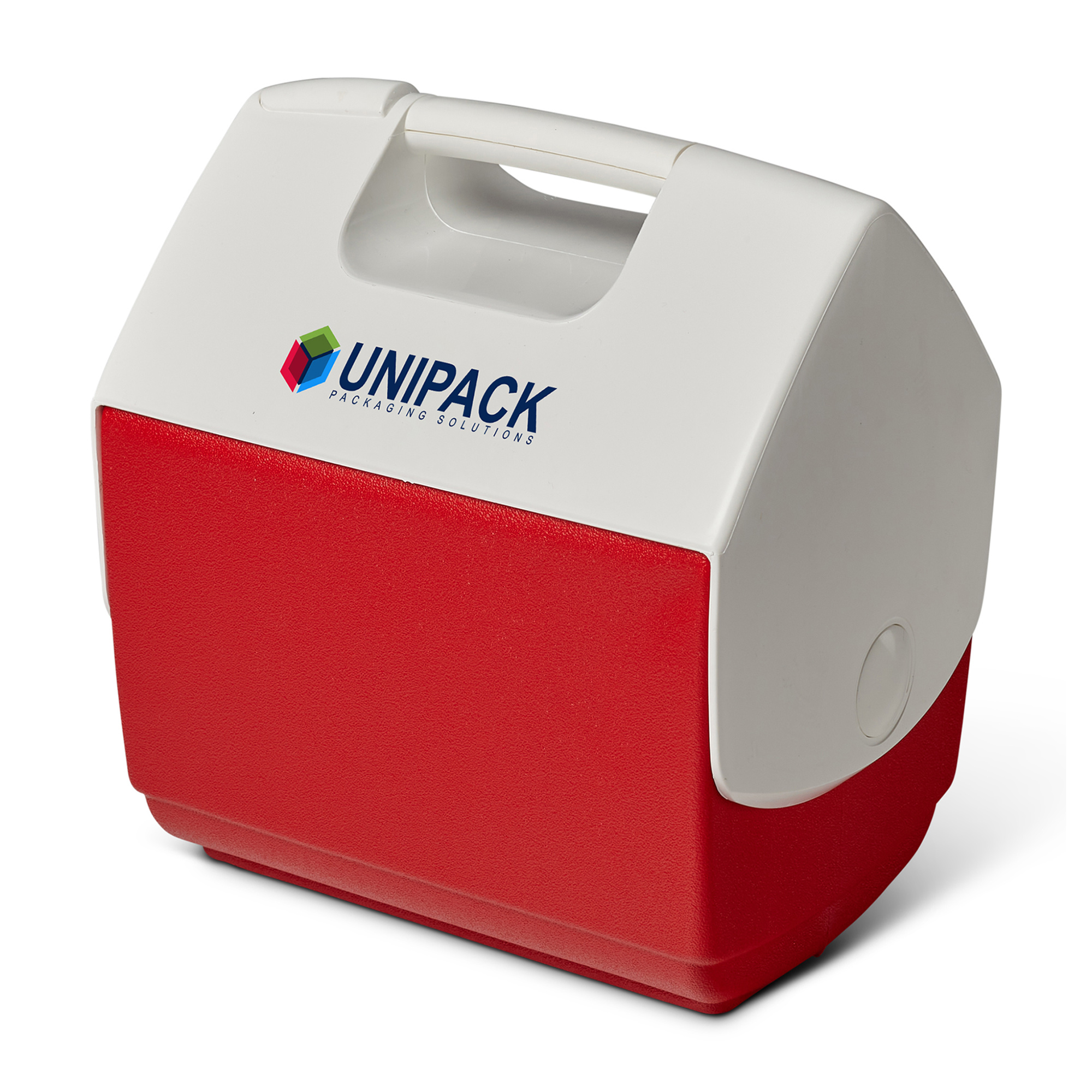 Picture of Igloo Playmate Pal 7 Qt Cooler - White-Red Star
