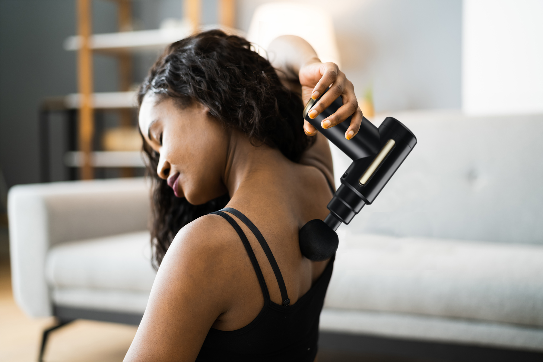 Picture of iLive Portable Cordless Massage Gun - Black