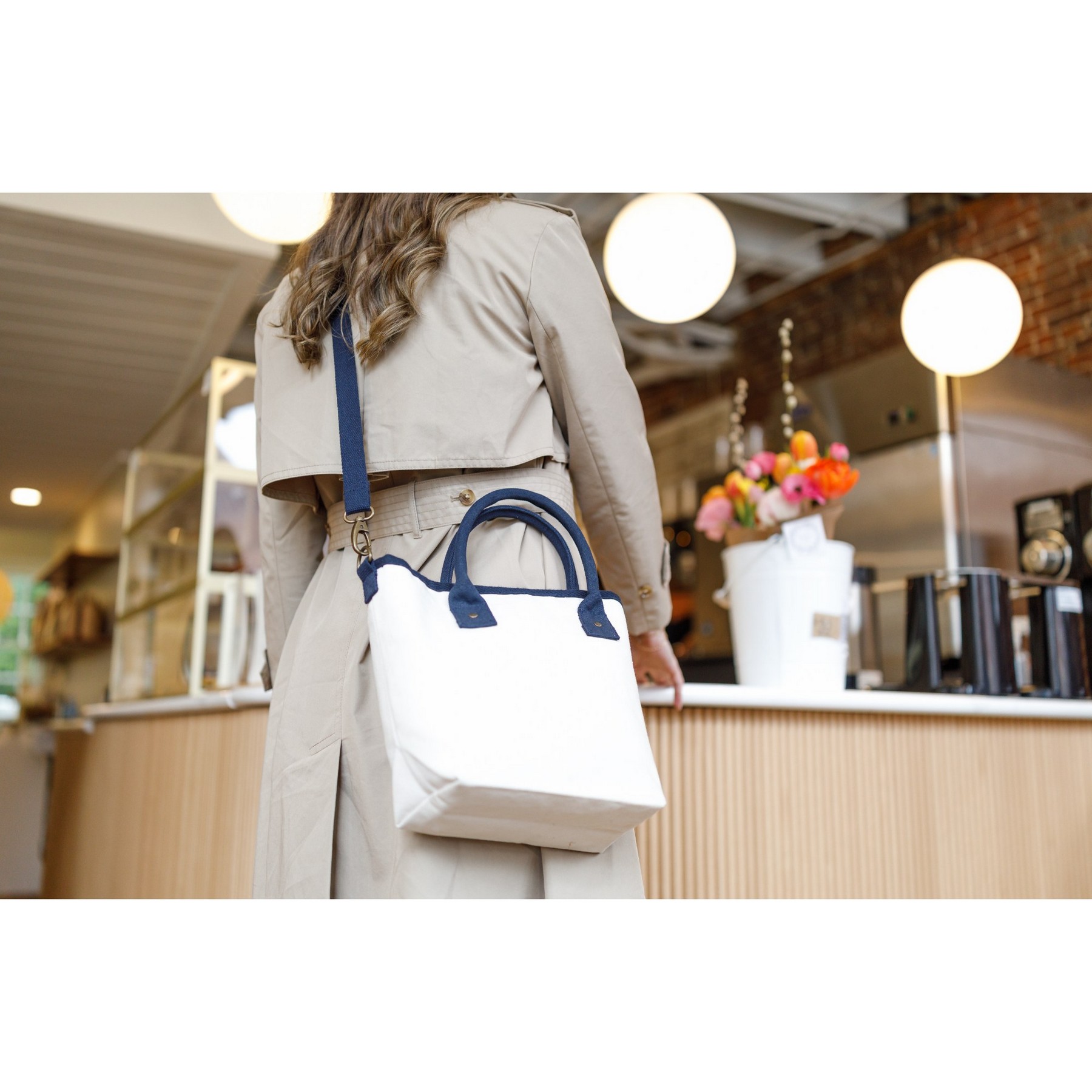 Picture of Mini Market Street Crossbody Tote - Navy