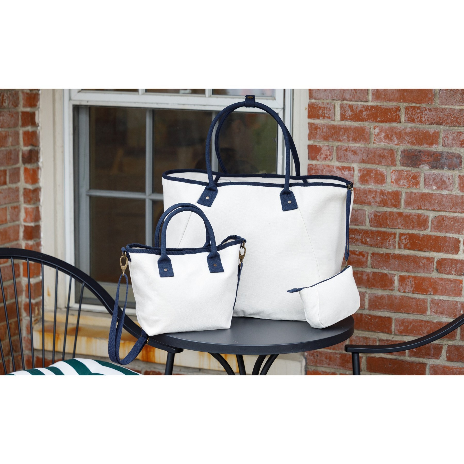 Picture of Mini Market Street Crossbody Tote - Navy