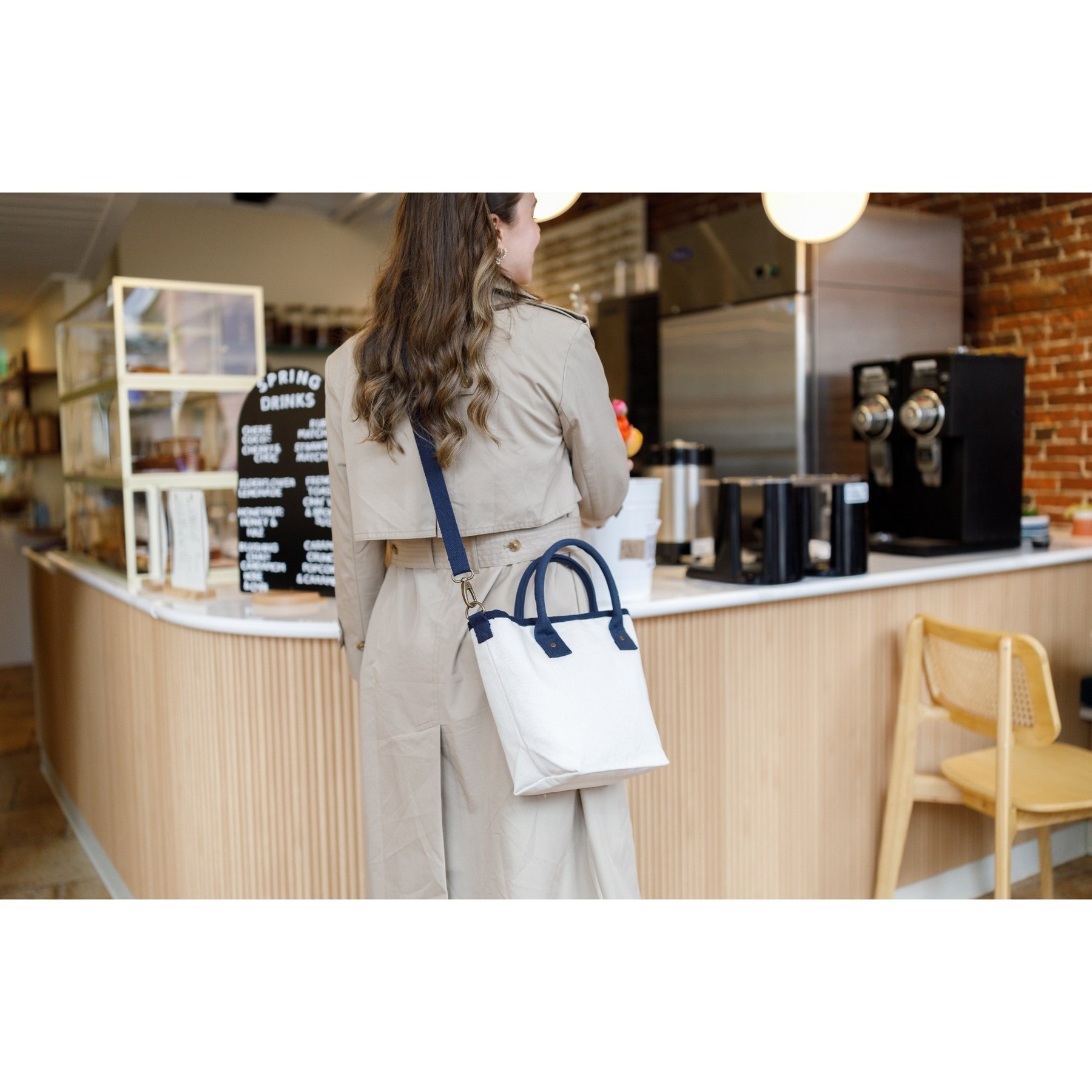 Picture of Mini Market Street Crossbody Tote - Navy