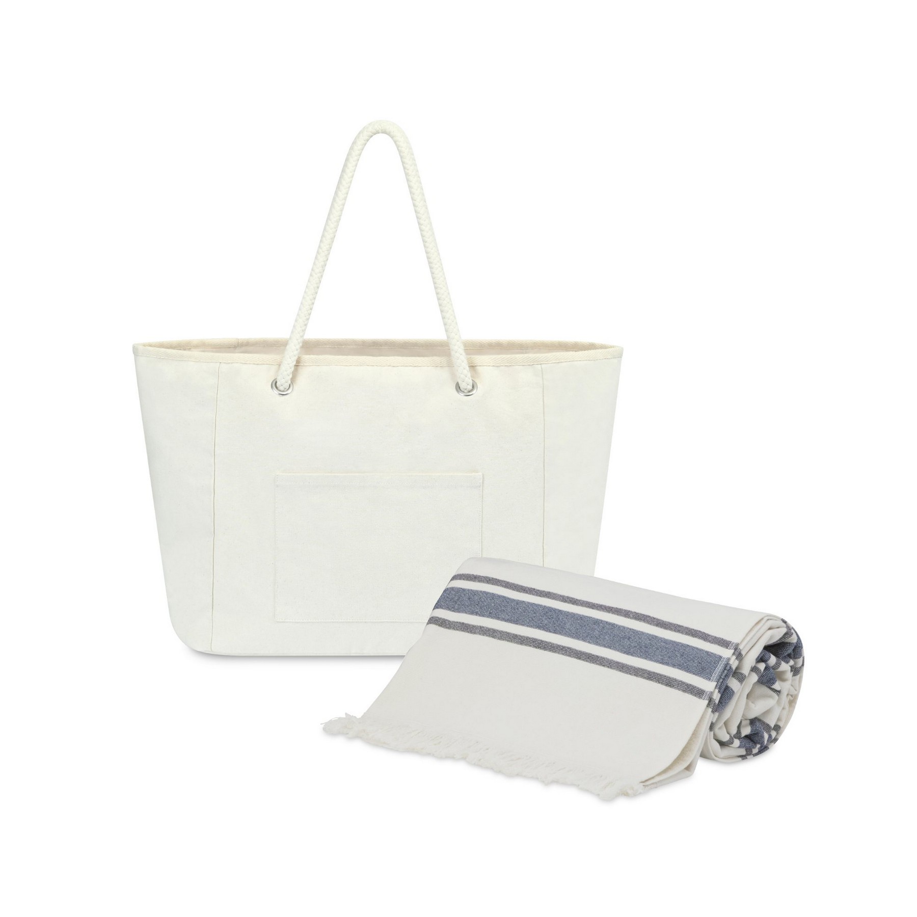 Picture of Bayside Boat Bag & Towel Set - Natural