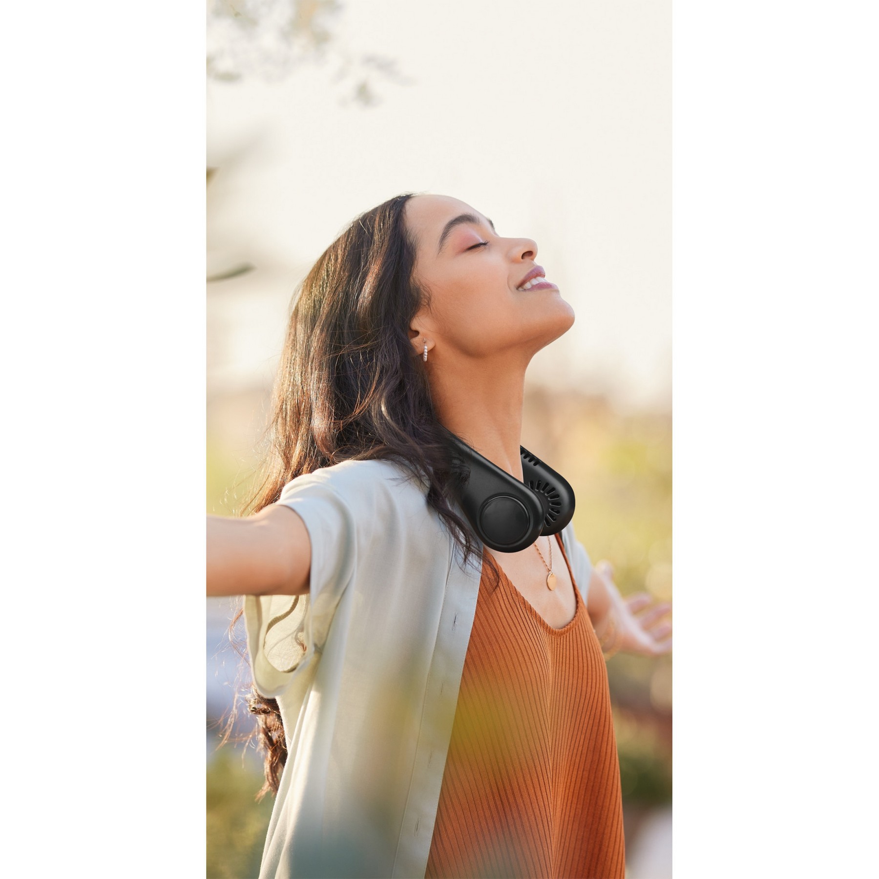 Picture of iLive GPX Portable Neck Fan - Black