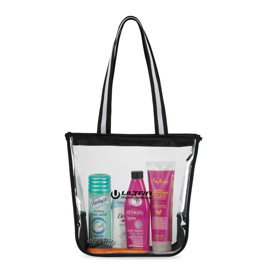 Picture of Sigma Clear Zippered Tote - Clear