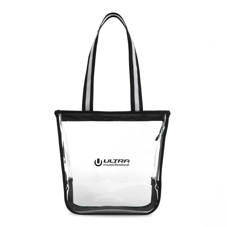 Picture of Sigma Clear Zippered Tote - Clear