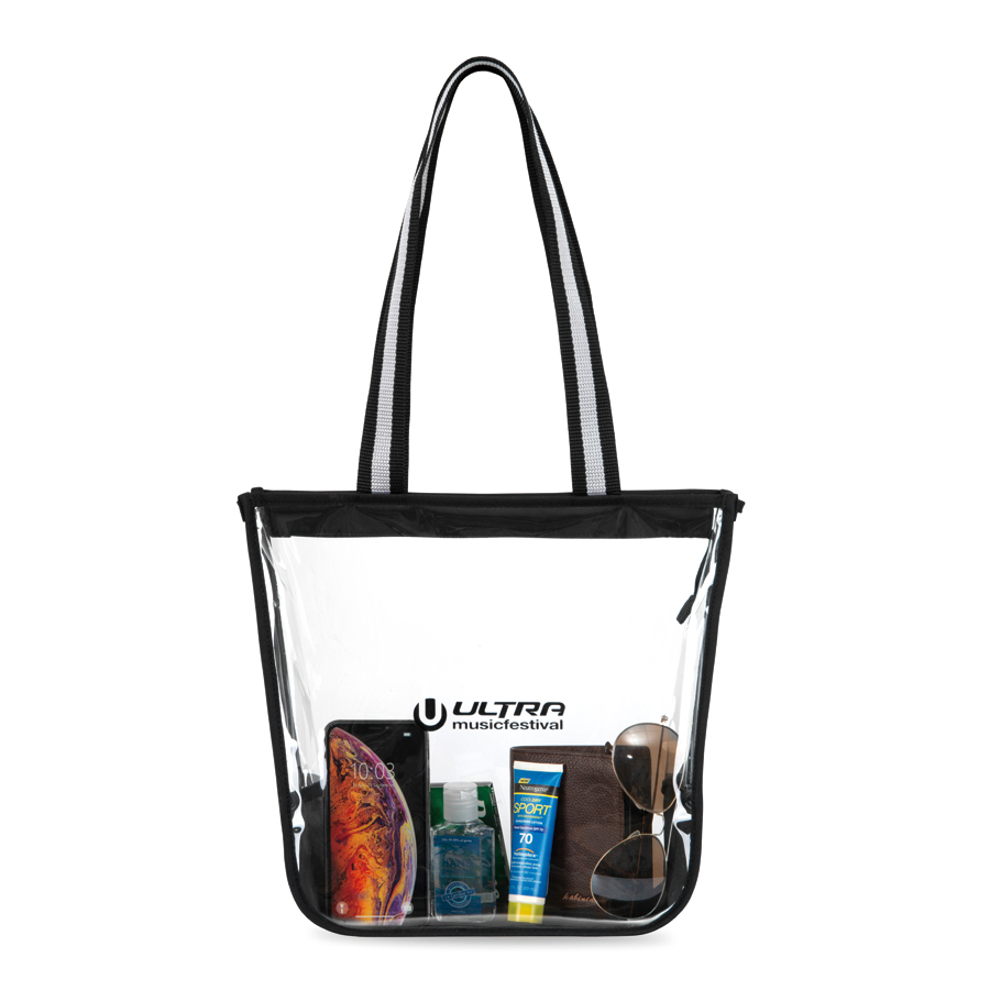 Picture of Sigma Clear Zippered Tote - Clear