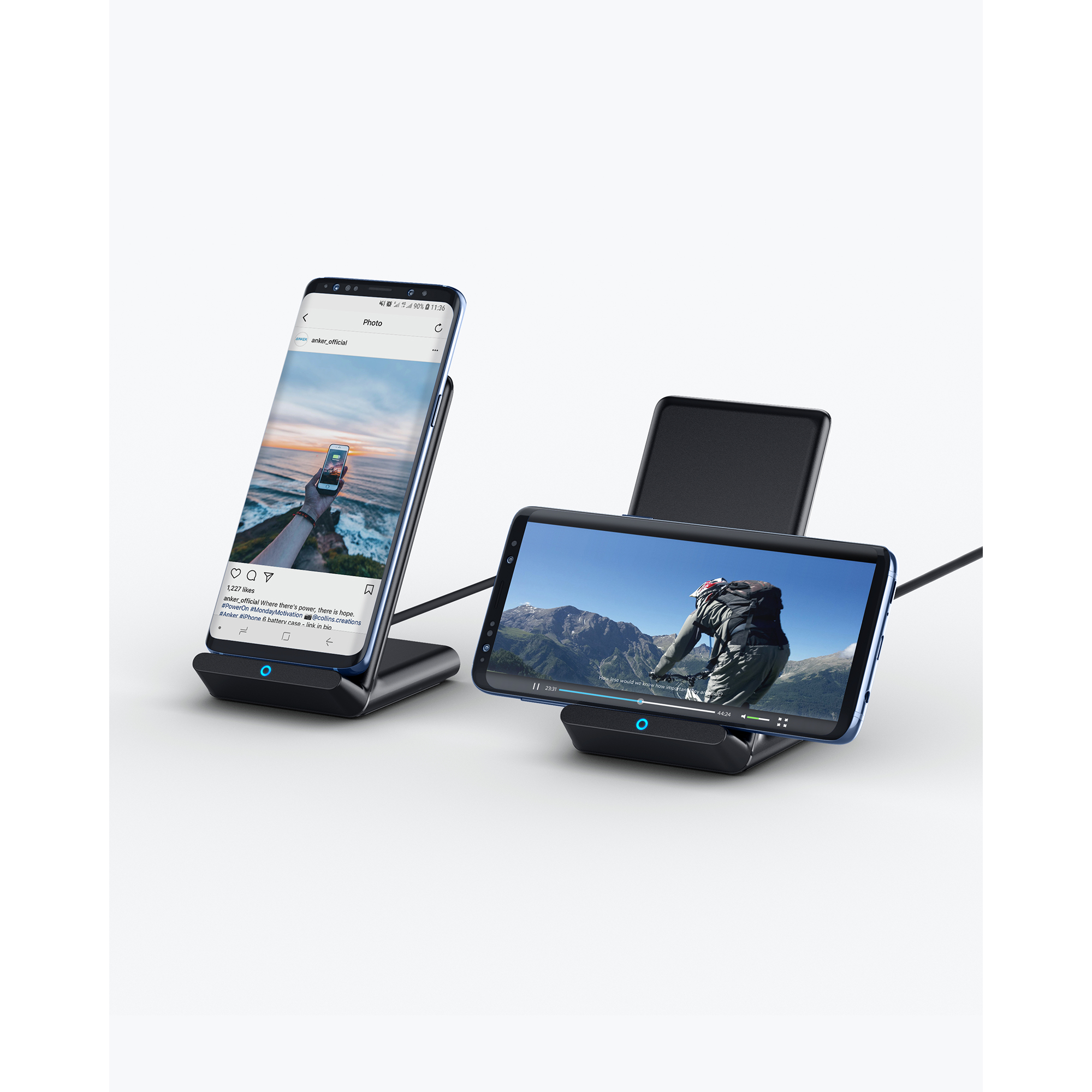 Picture of Anker PowerWave 10W Stand with Charger - Black