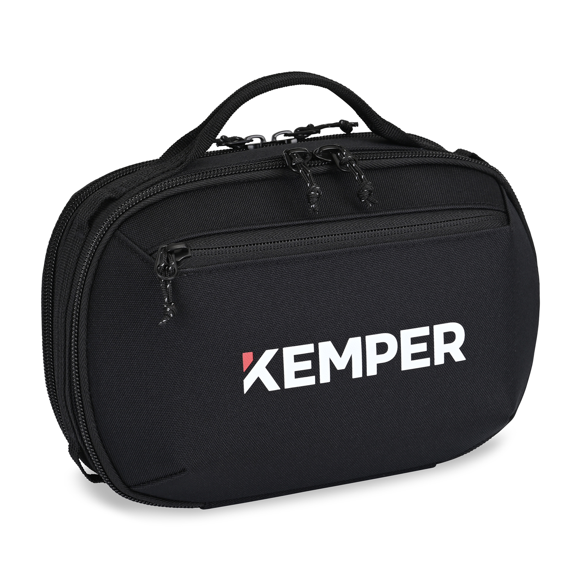 Picture of Newton Recycled rPET Structured Tech Organizer - Black